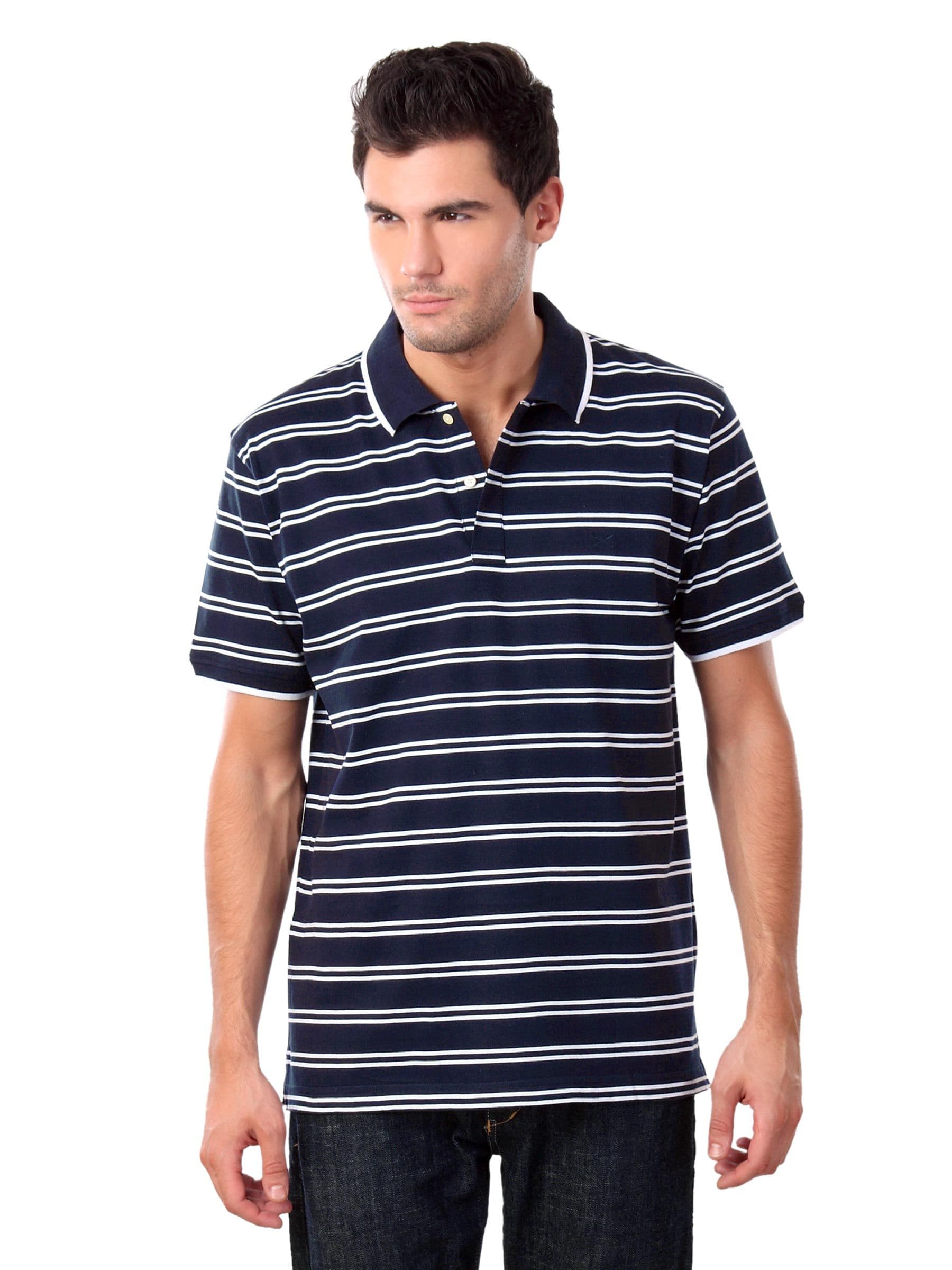 Scullers Men Navy Blue T-shirt