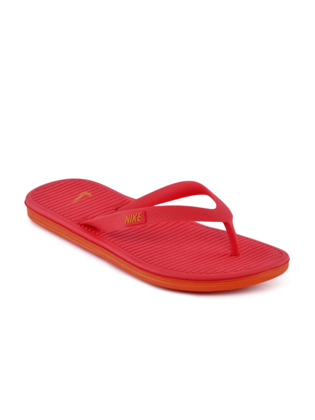 Nike Unisex Solarsoft Thong Orange Flip Flops