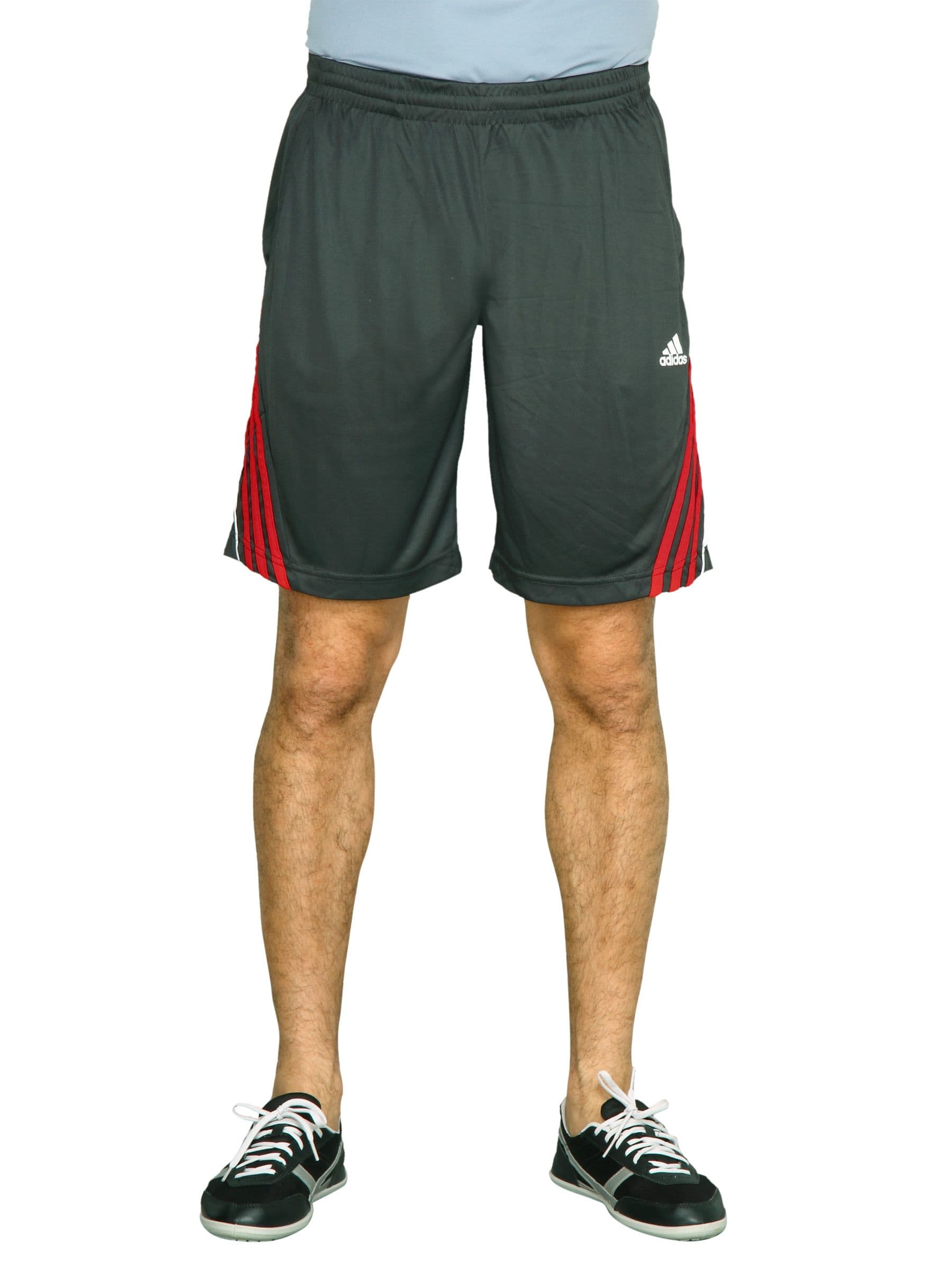 ADIDAS Men Adna 3s Shrt Kn Grey Shorts