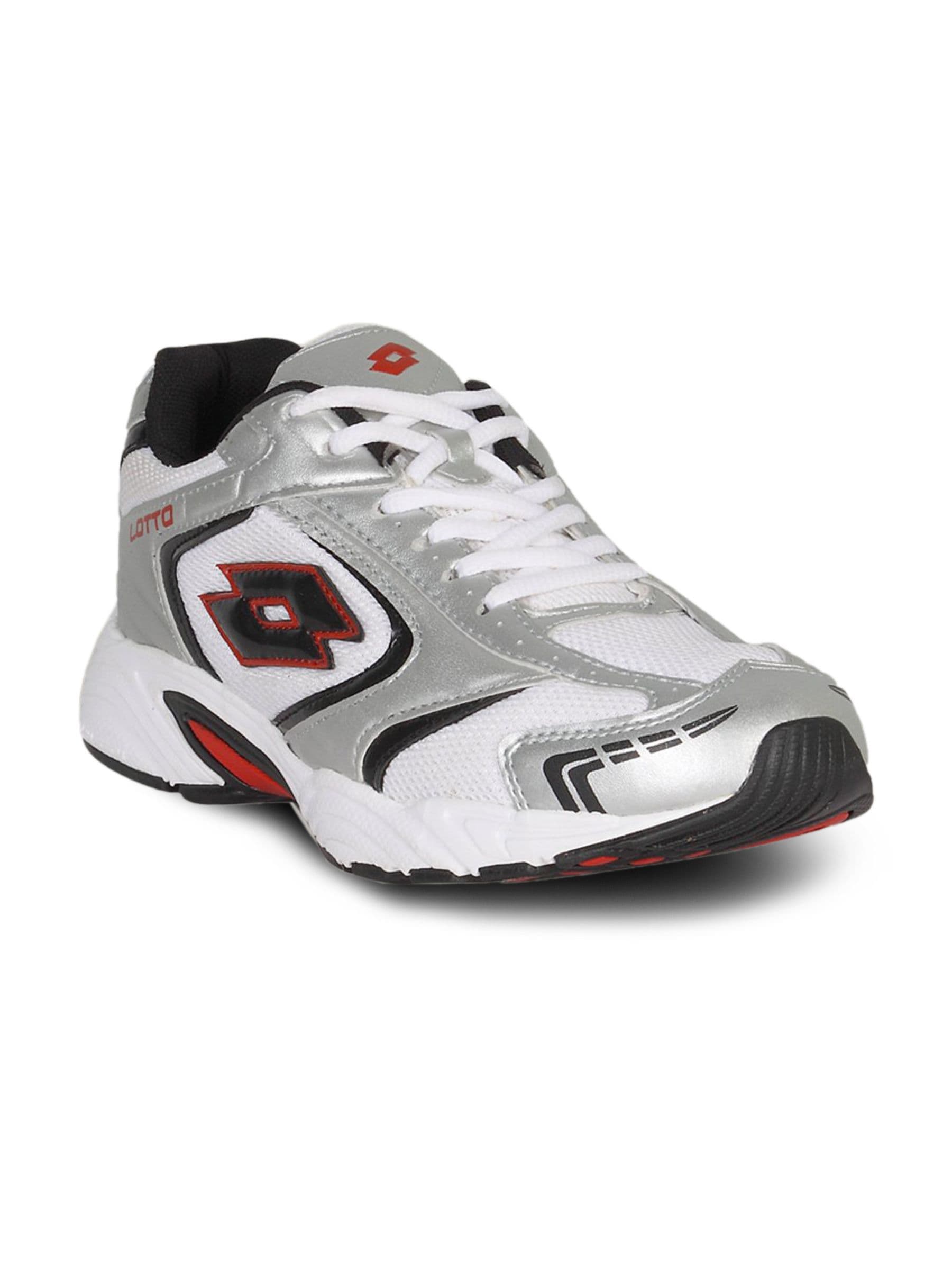 Lotto Men's Melbourne White-Red Shoe