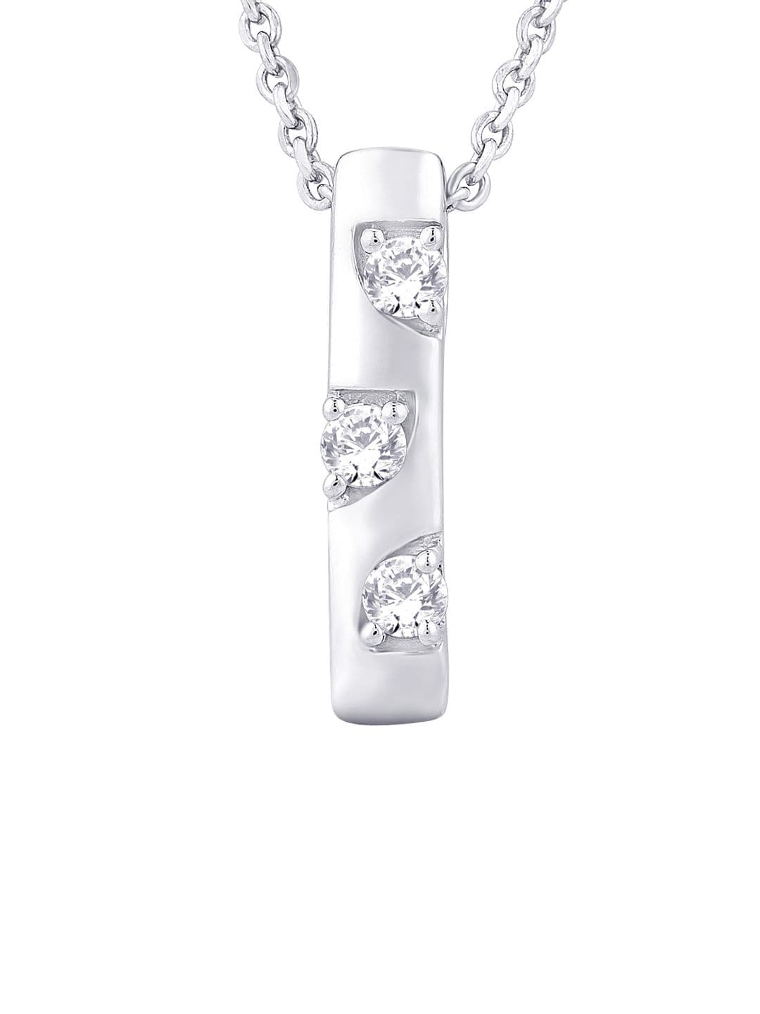 Lucera Women Silver Pendant with Chain