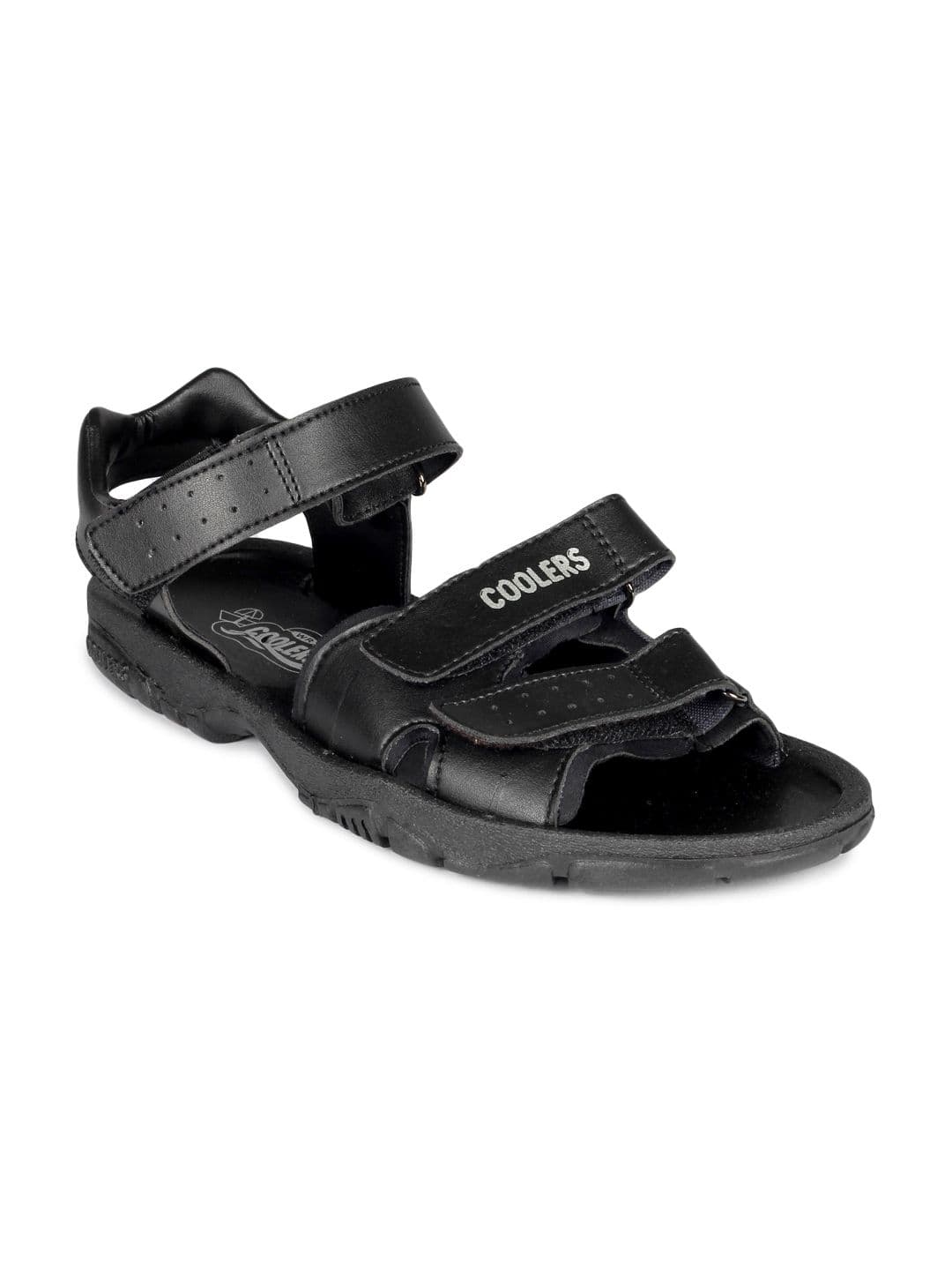 Coolers Men Black Sandals