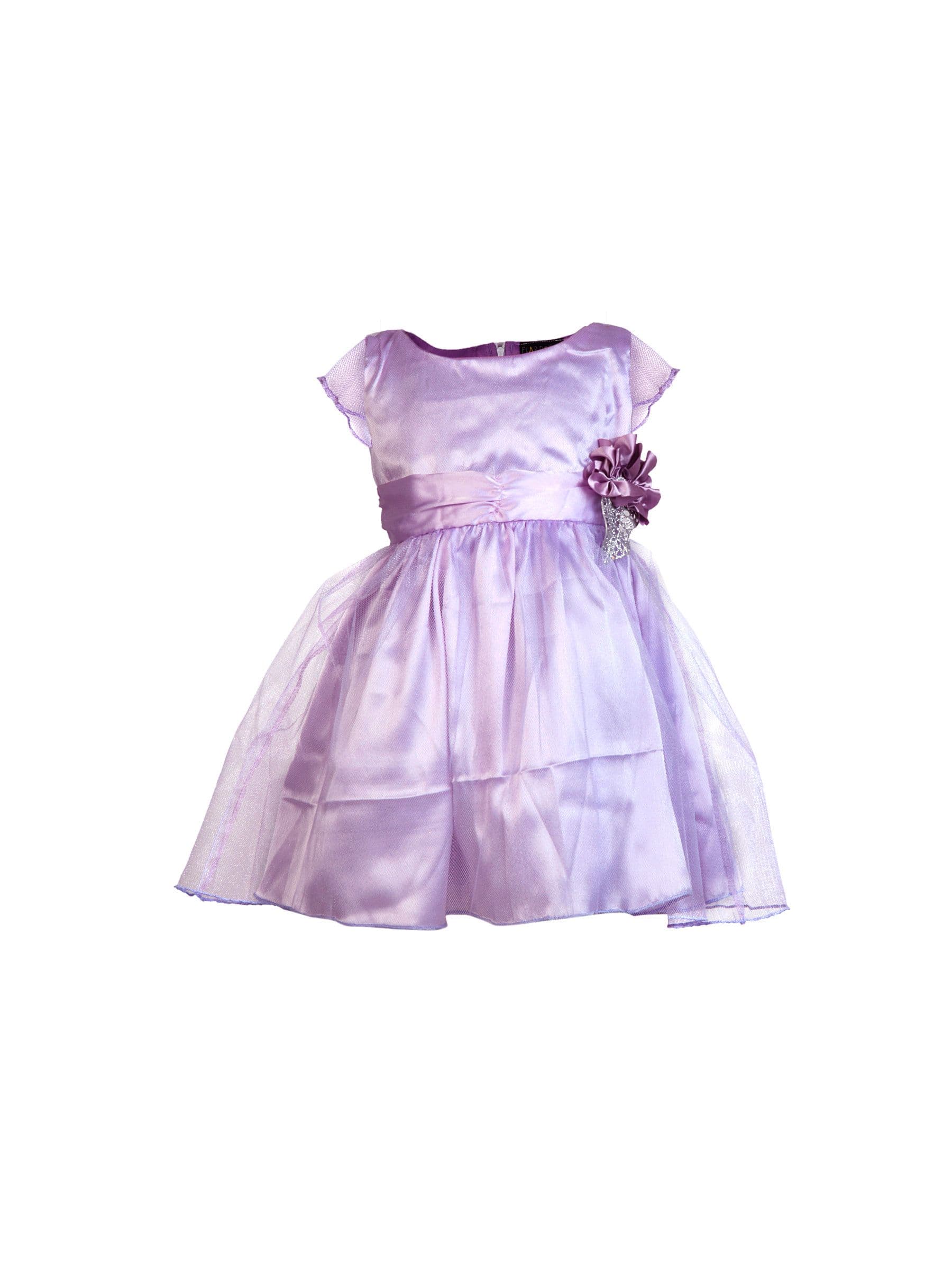 Doodle Kids Girls Party Frock Lavender Dress