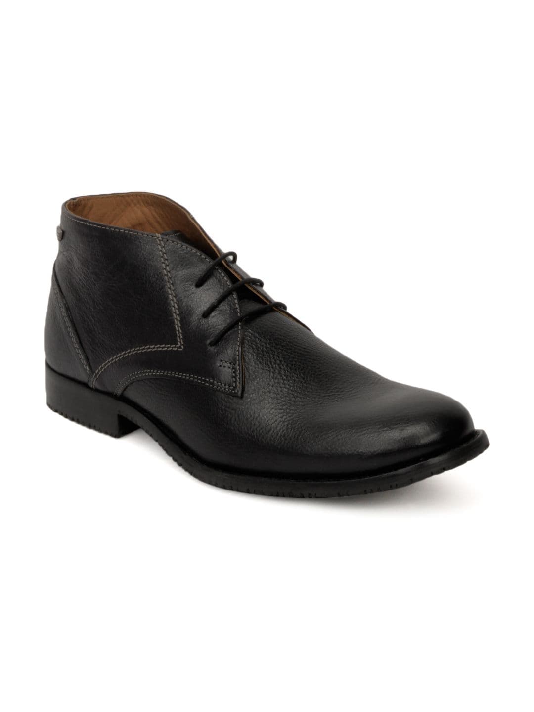 Red Tape Men Black Formal Shoes