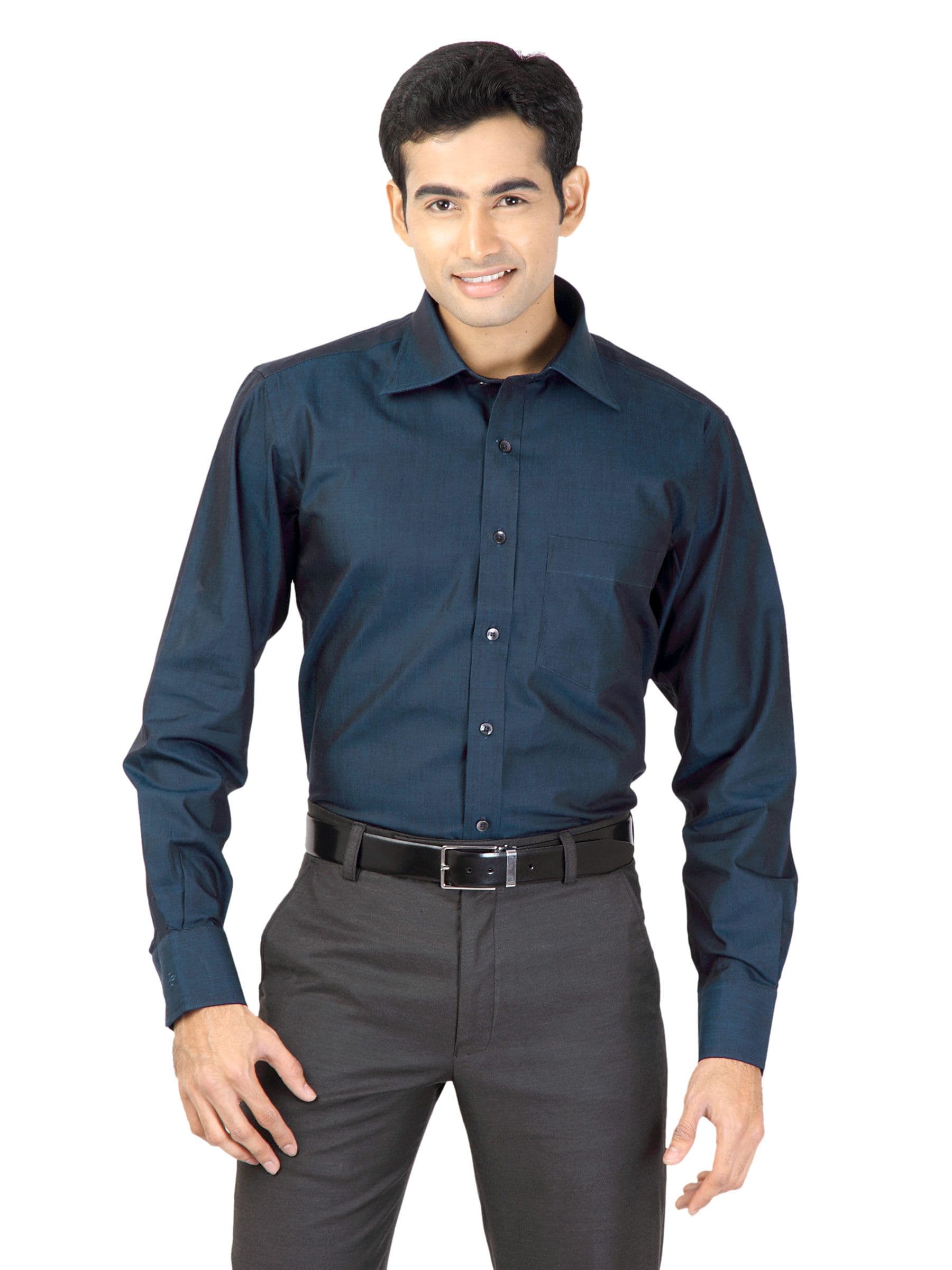 Genesis Navy Formal Shirt