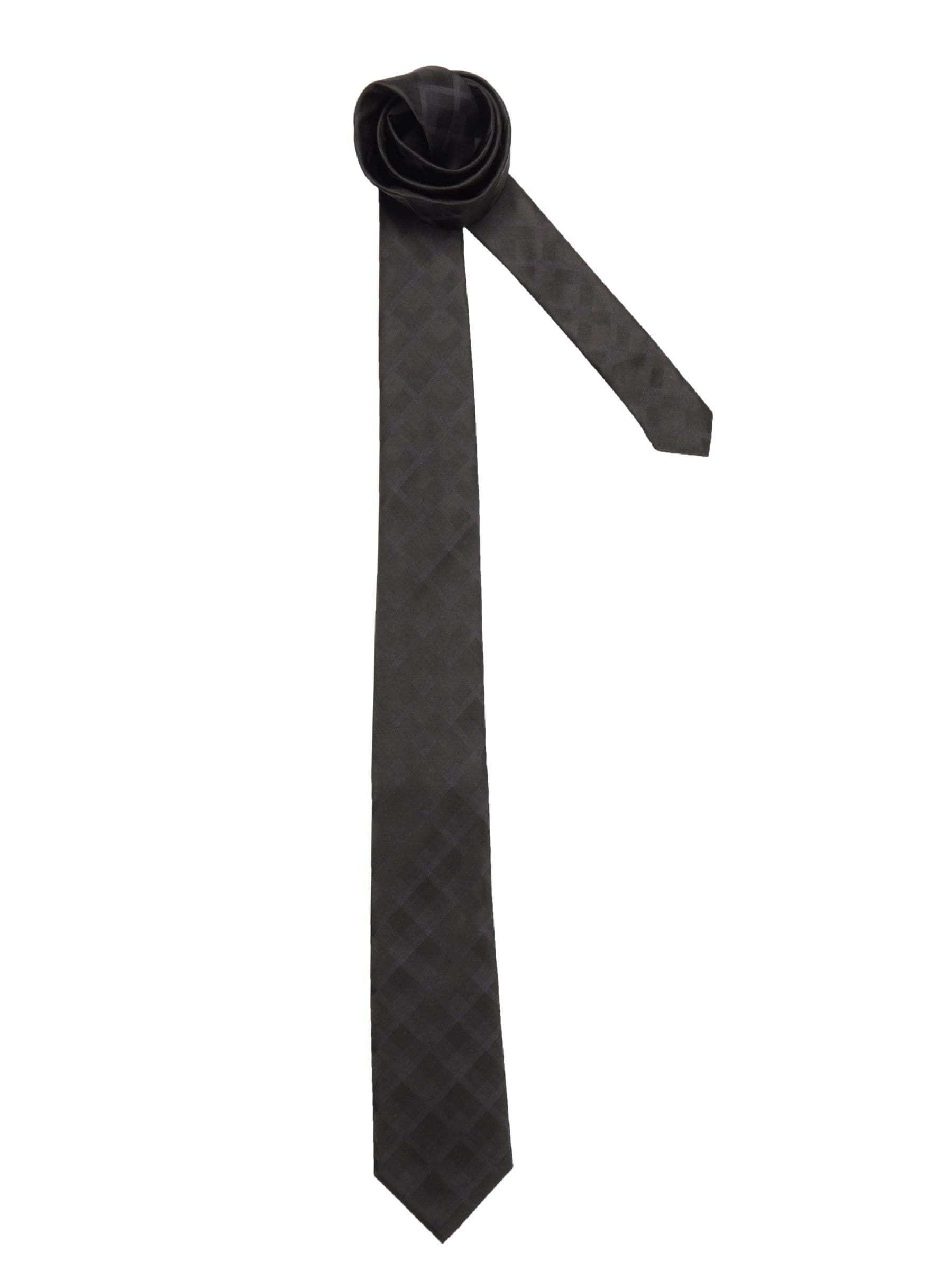 Turtle Men Check Black Ties