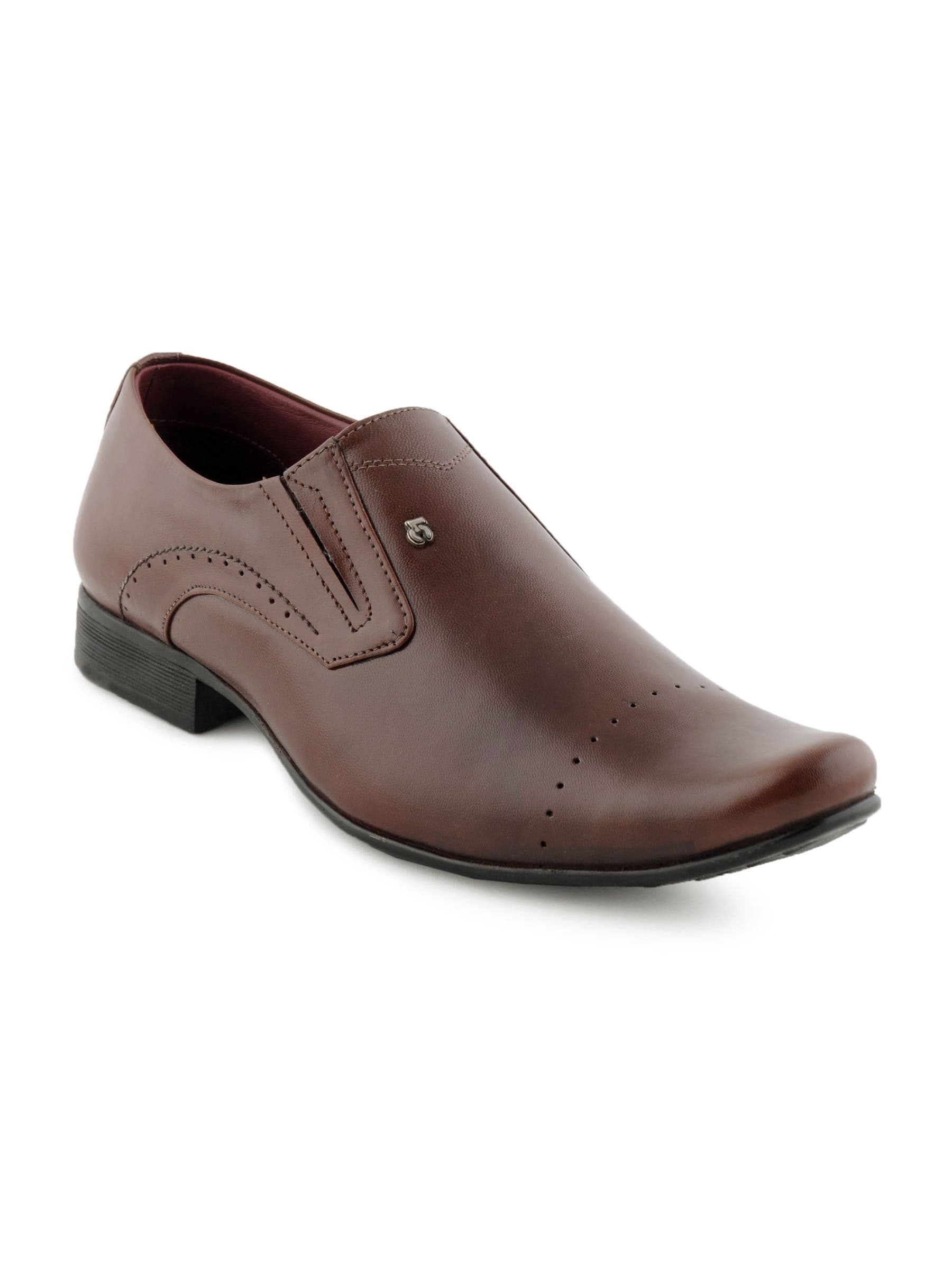 Lee Cooper Men Brown Formal Shoes