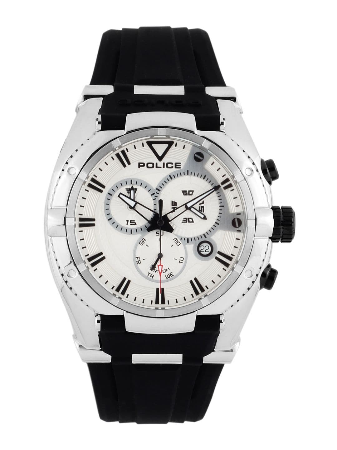 Police Men White Dial Chronograph Watch PL13092JS-04