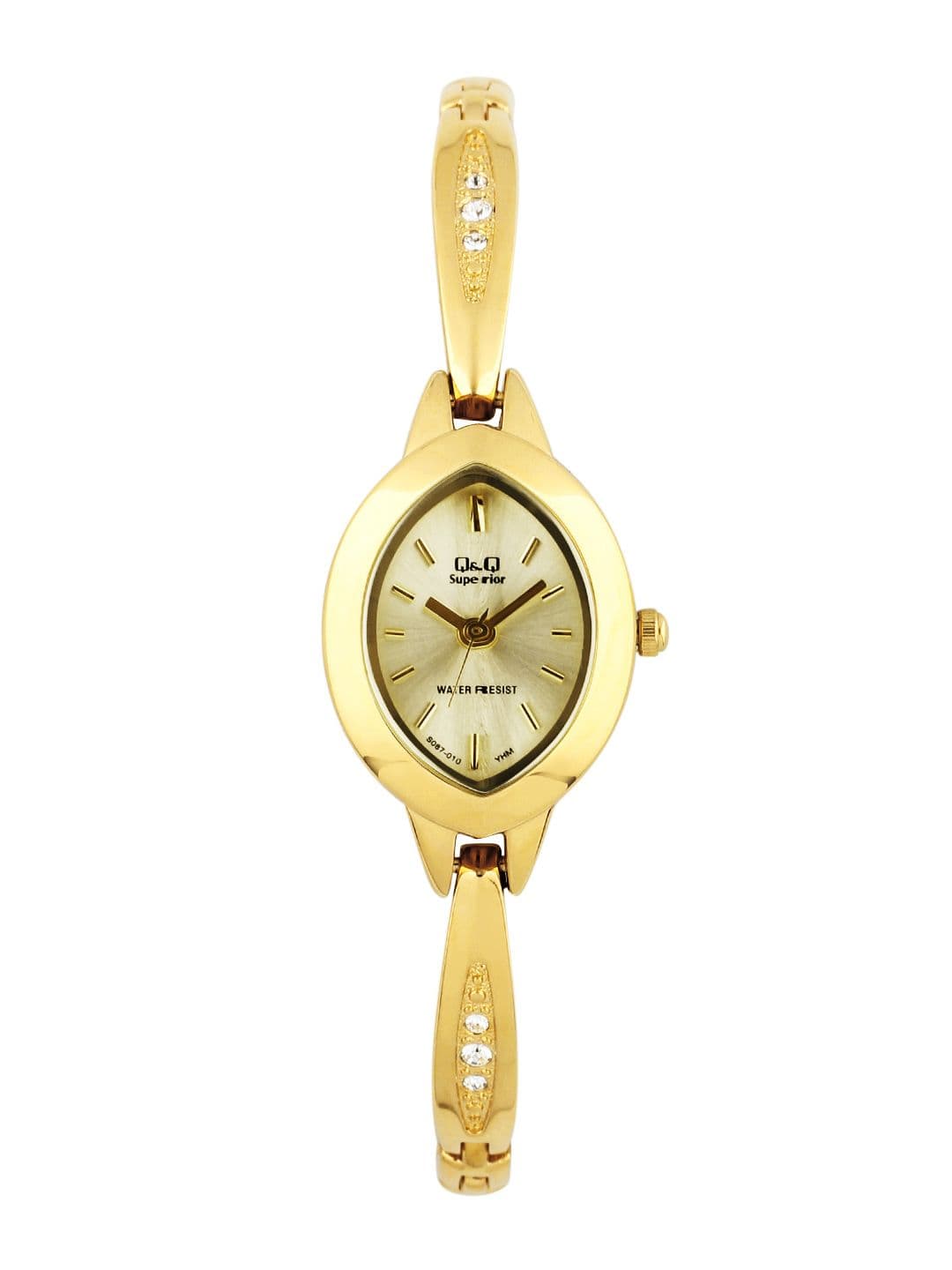 Q&Q Women Golden Dial Analog Watch