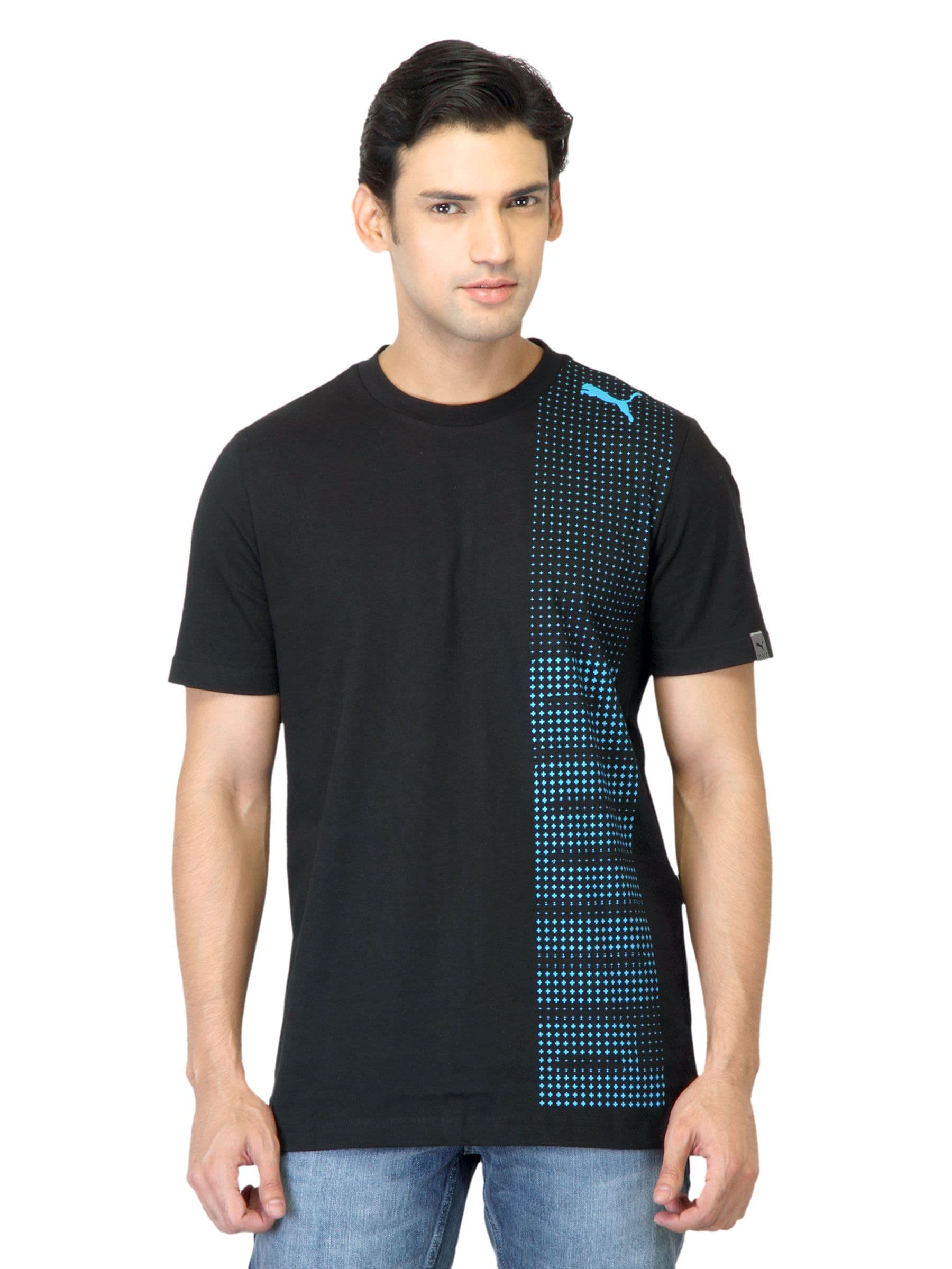 Puma Men Tech Graphic Black T-shirt