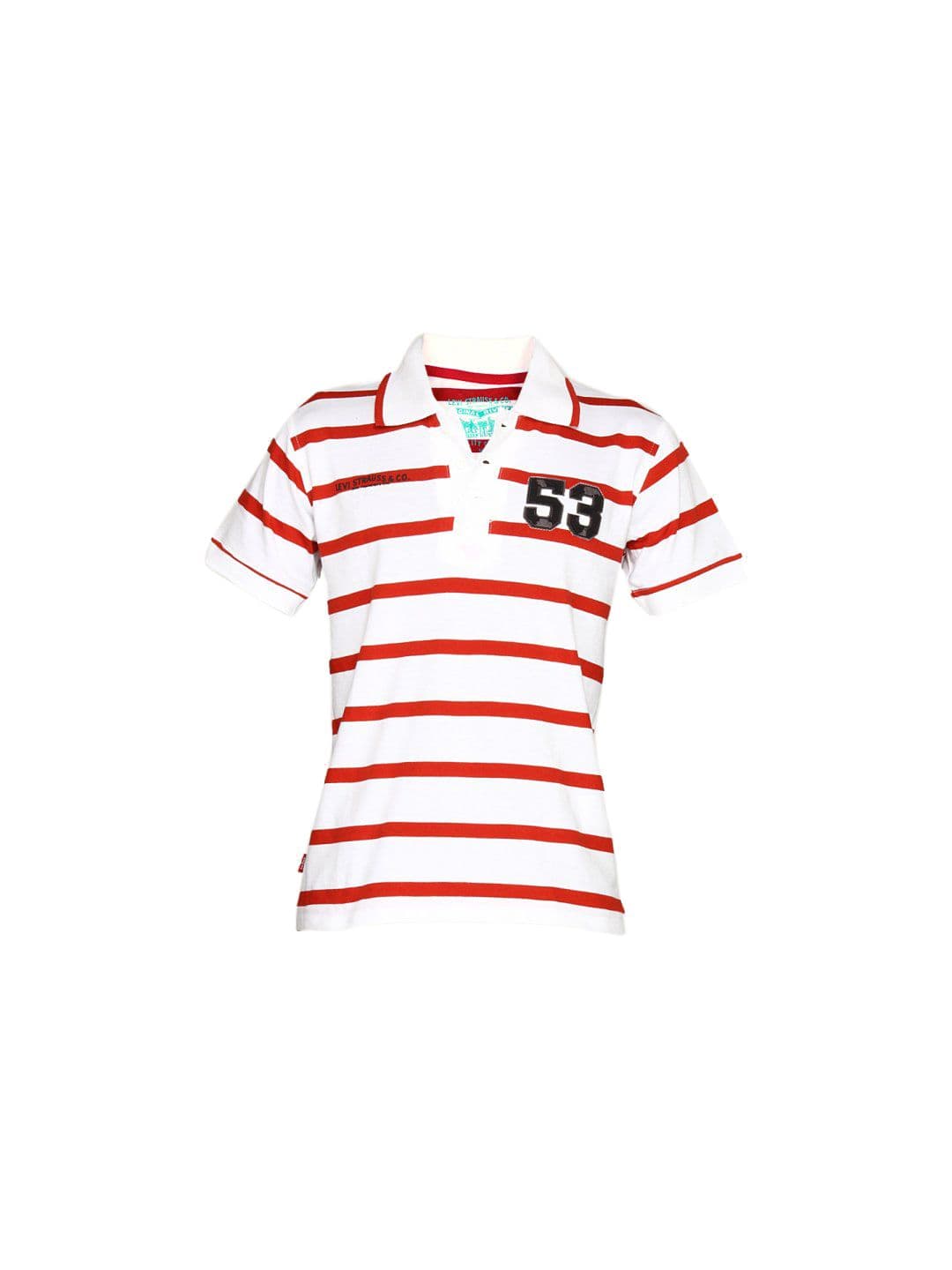 Levis Kids Boy's Davis Red Polo Tshirt