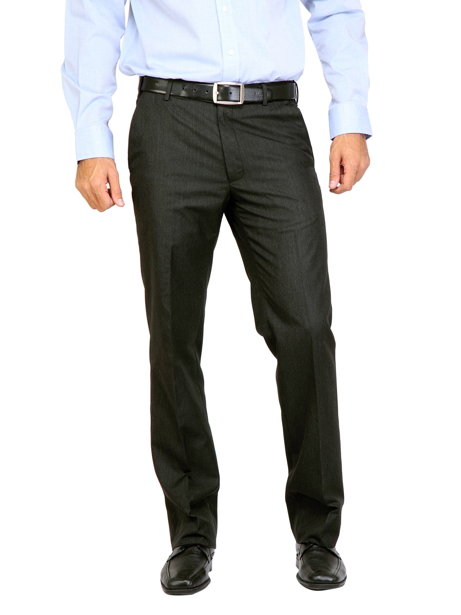 Arrow Men Autoflex Black Trousers