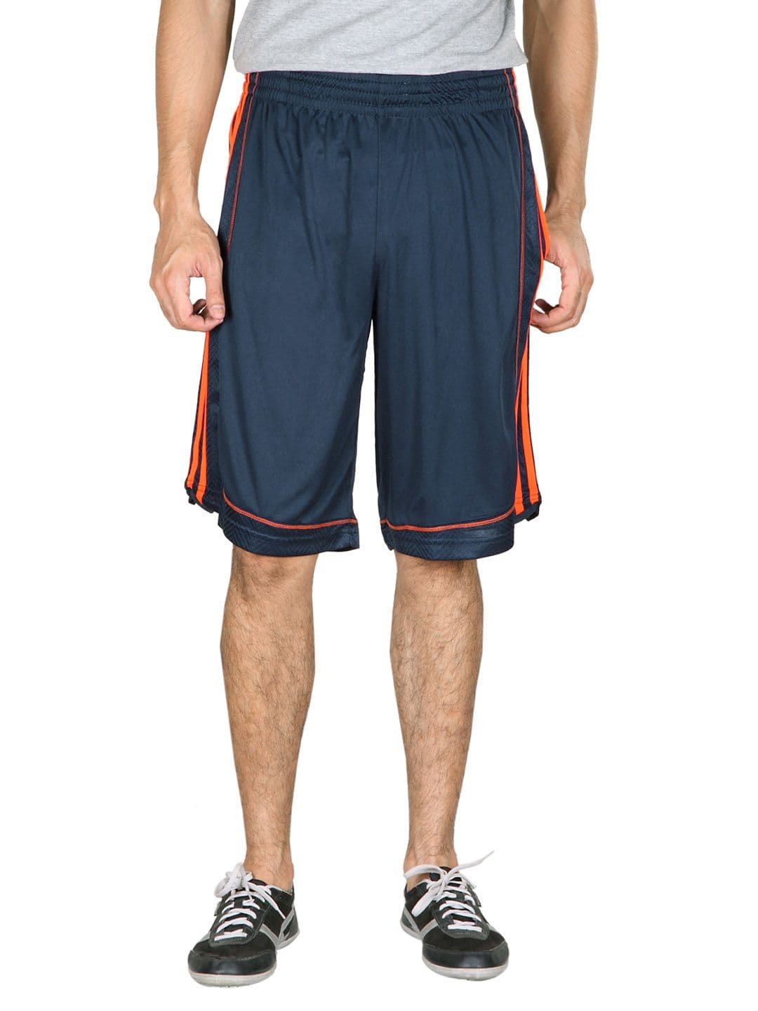 ADIDAS Men Navy Blue Shorts