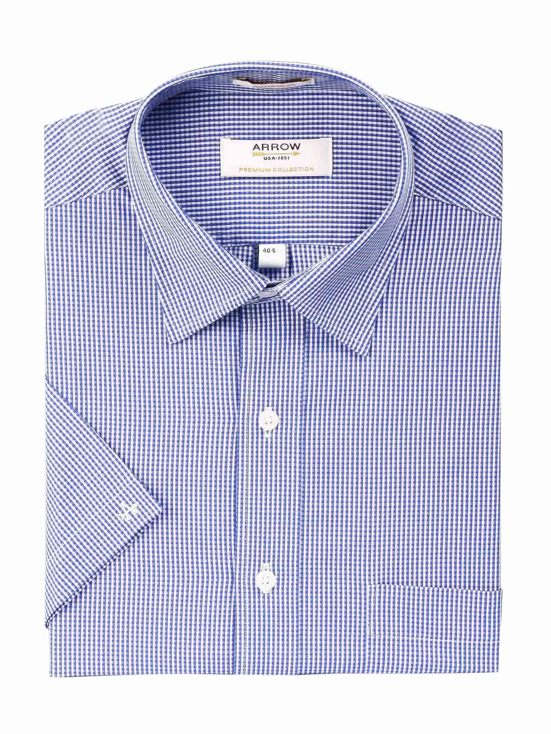 Arrow Men Check Blue Shirts