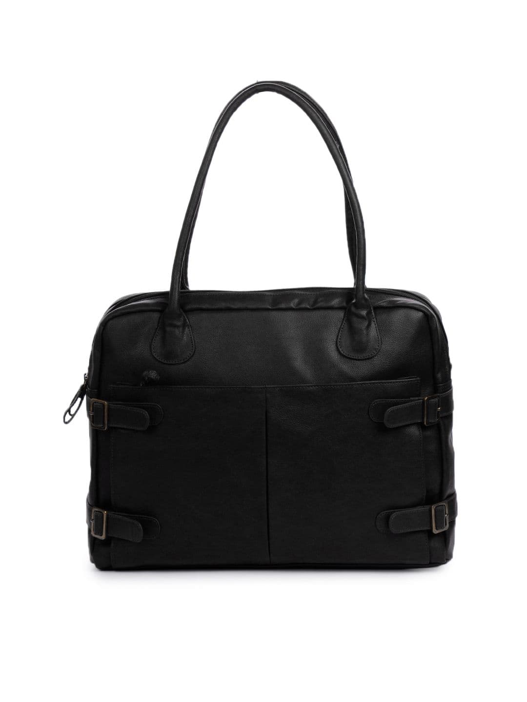 Baggit Women Map Gang Black Handbag