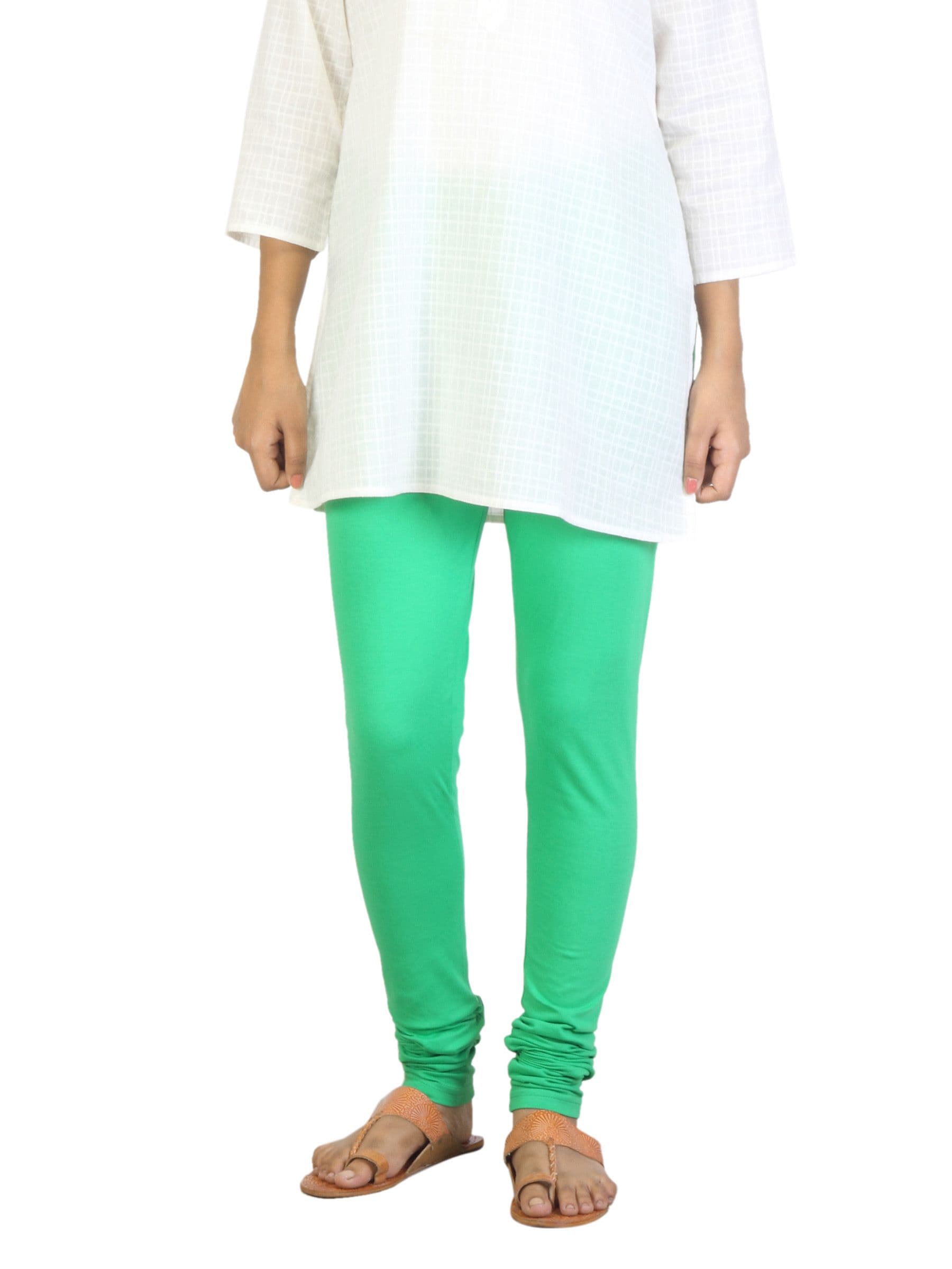 BIBA OUTLET Women Green Leggings