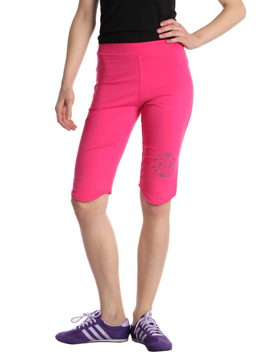Urban Yoga Women Pink Shorts