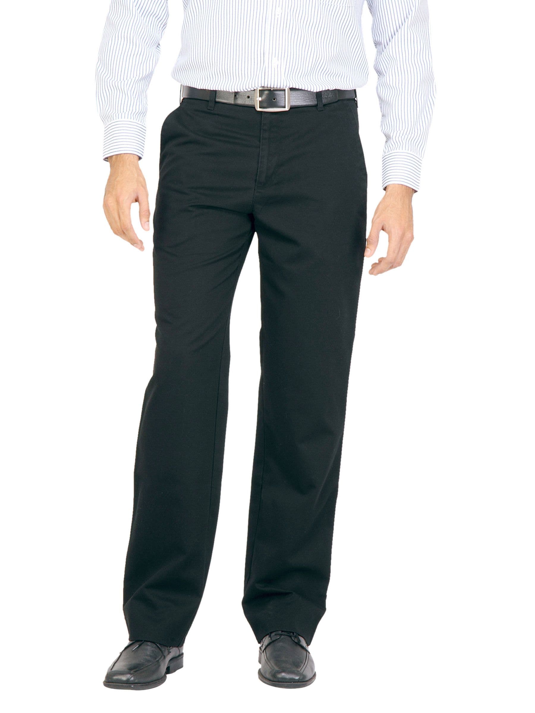 Indigo Nation Men Solid Black Trousers