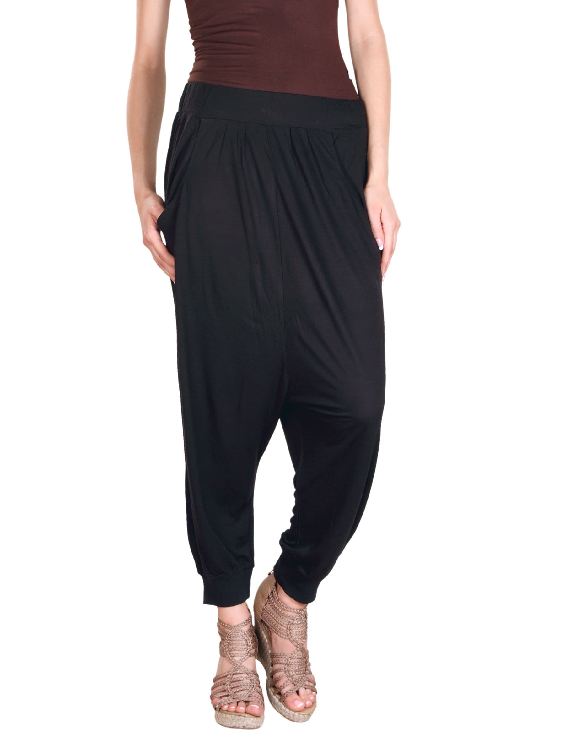 Flying Machine Women Viscose Black Capris