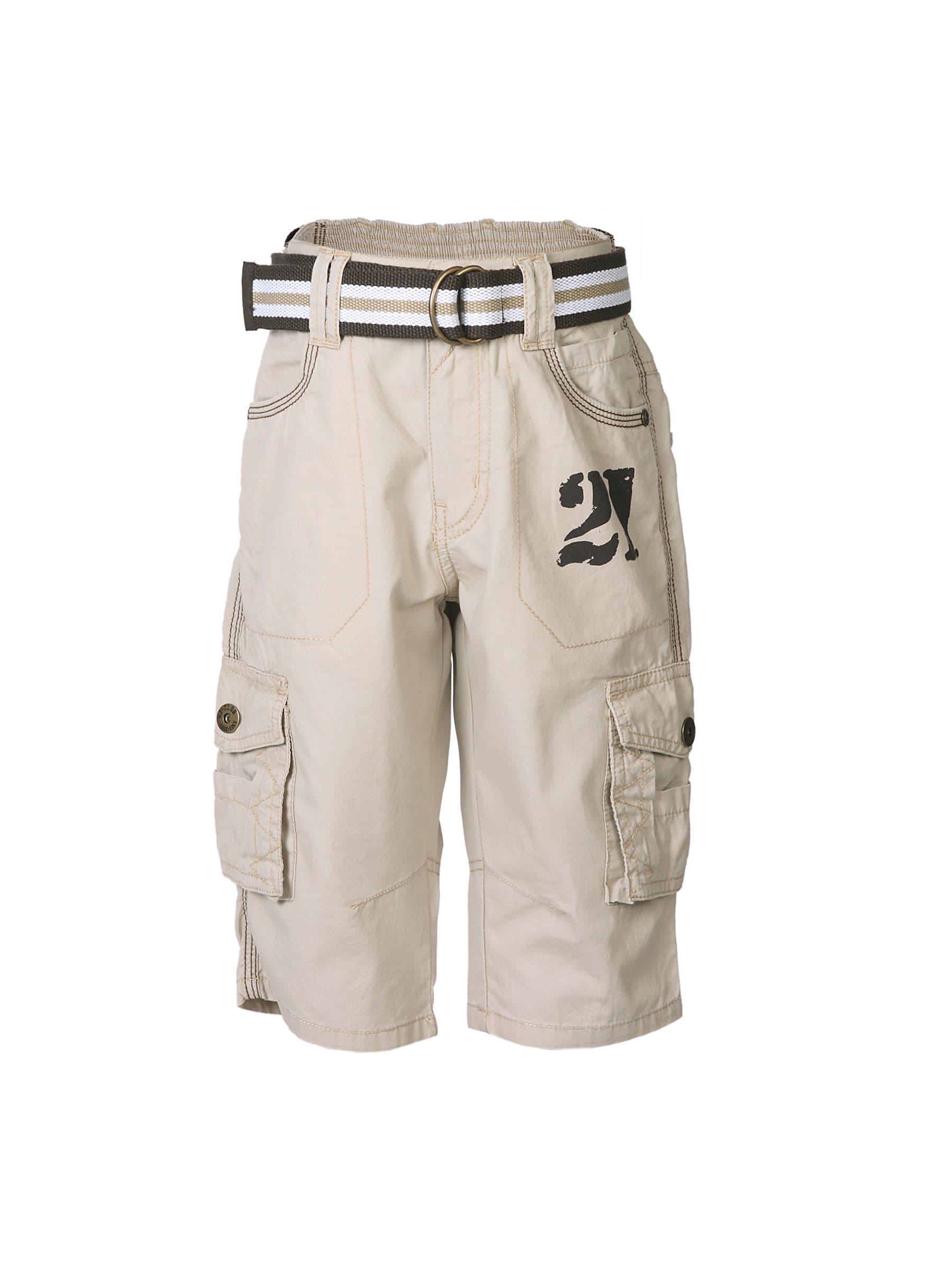 Gini Jony Boys Beige Shorts
