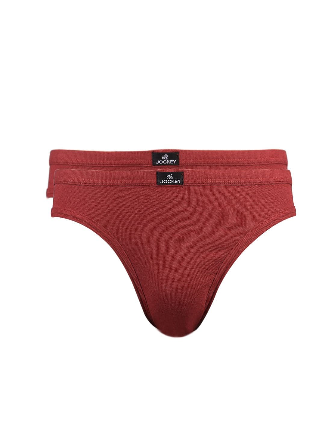 Jockey ELANCE Men Red Pack of 2 Briefs 1004
