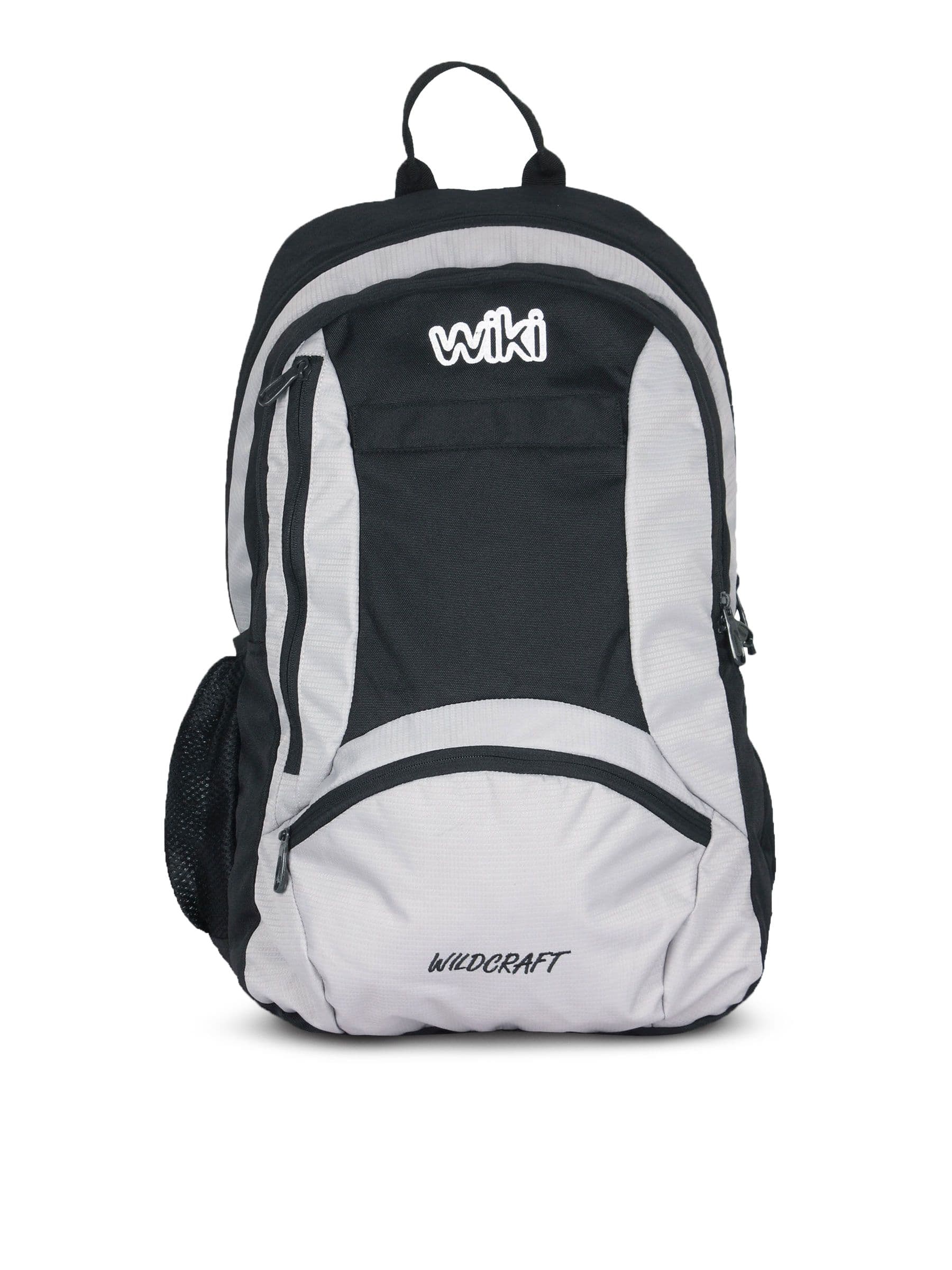Wildcraft Wiki Unisex Grey & Black Backpack