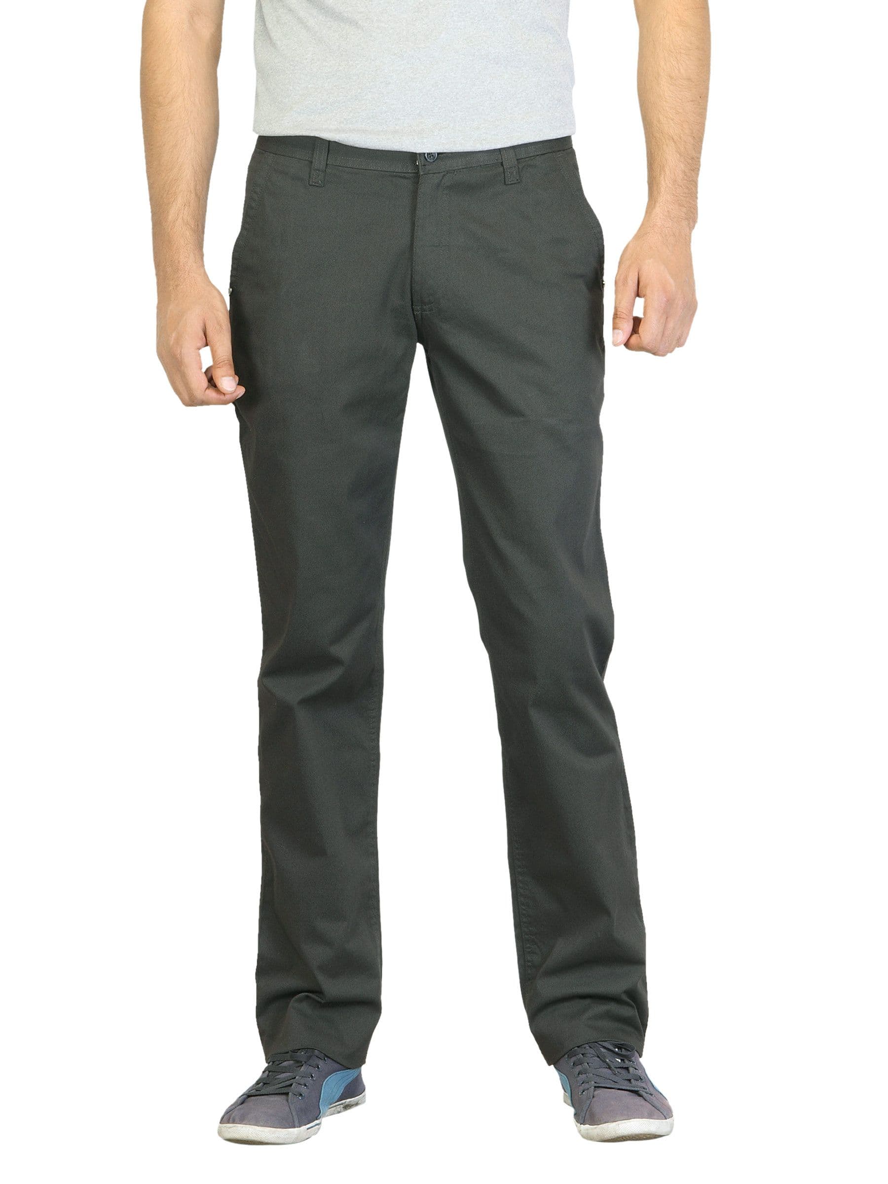 Scullers Men Black Trousers