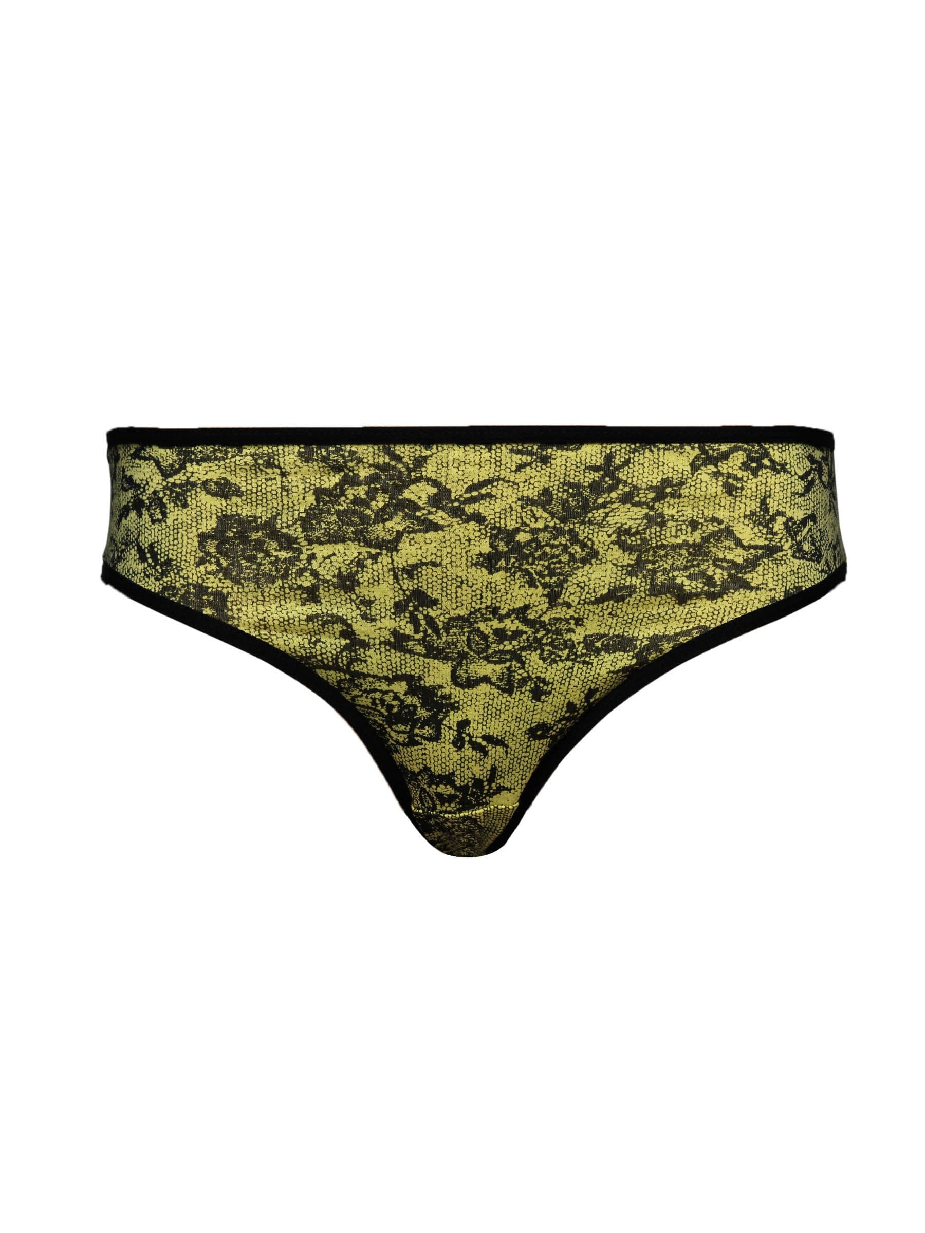 Heart 2 Heart Women Yellow Printed Briefs H2H-9-2011