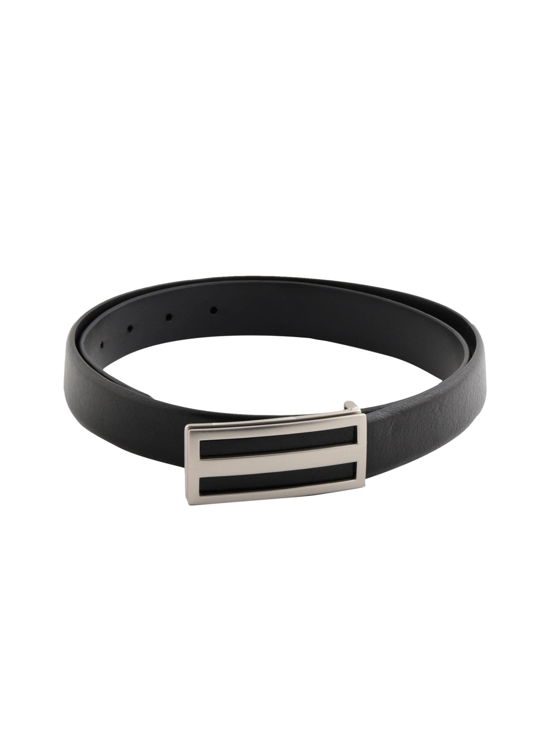 United Colors of Benetton Men Solid Black Belt