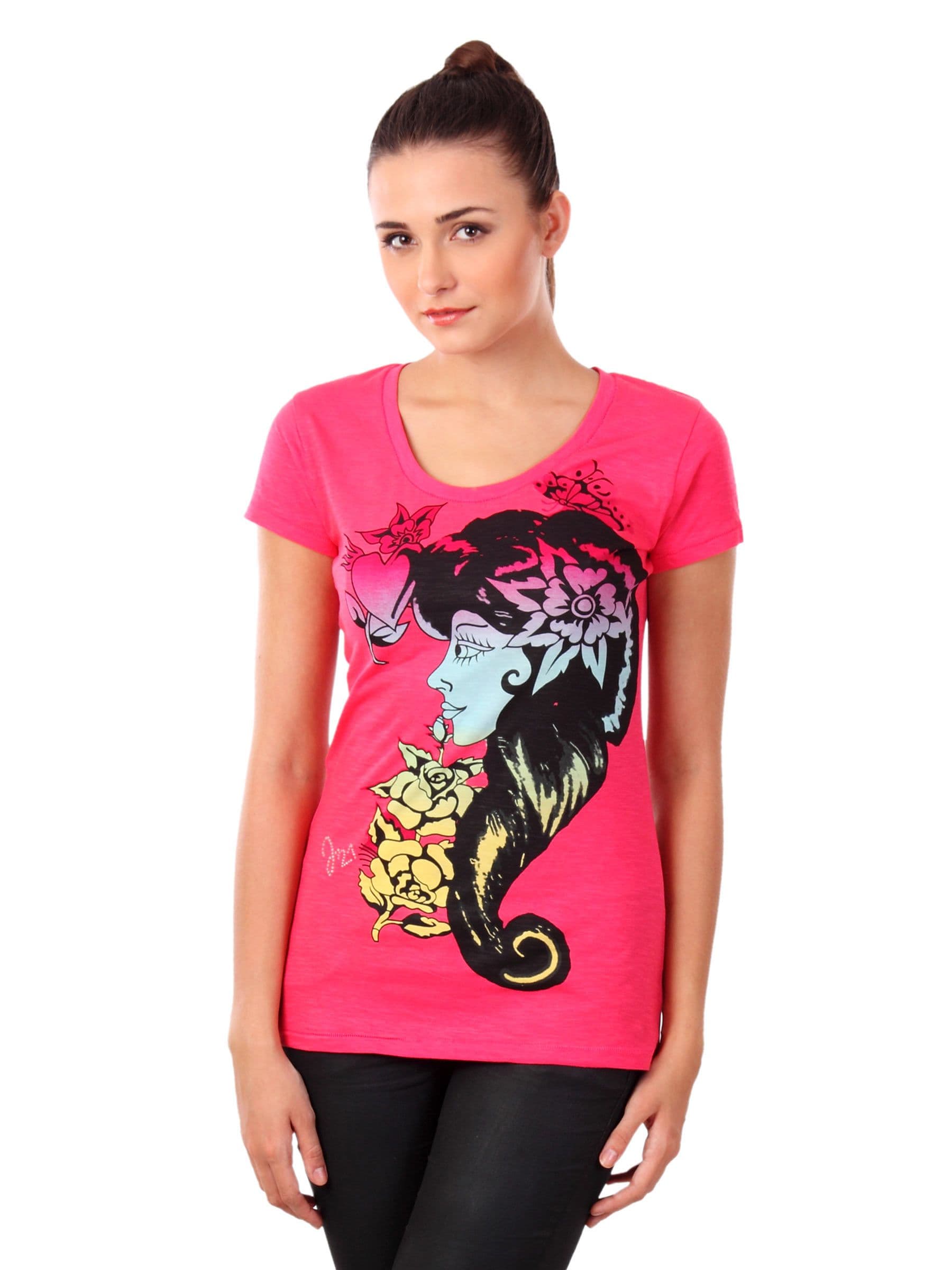 Jealous 21 Women Pink T-shirt