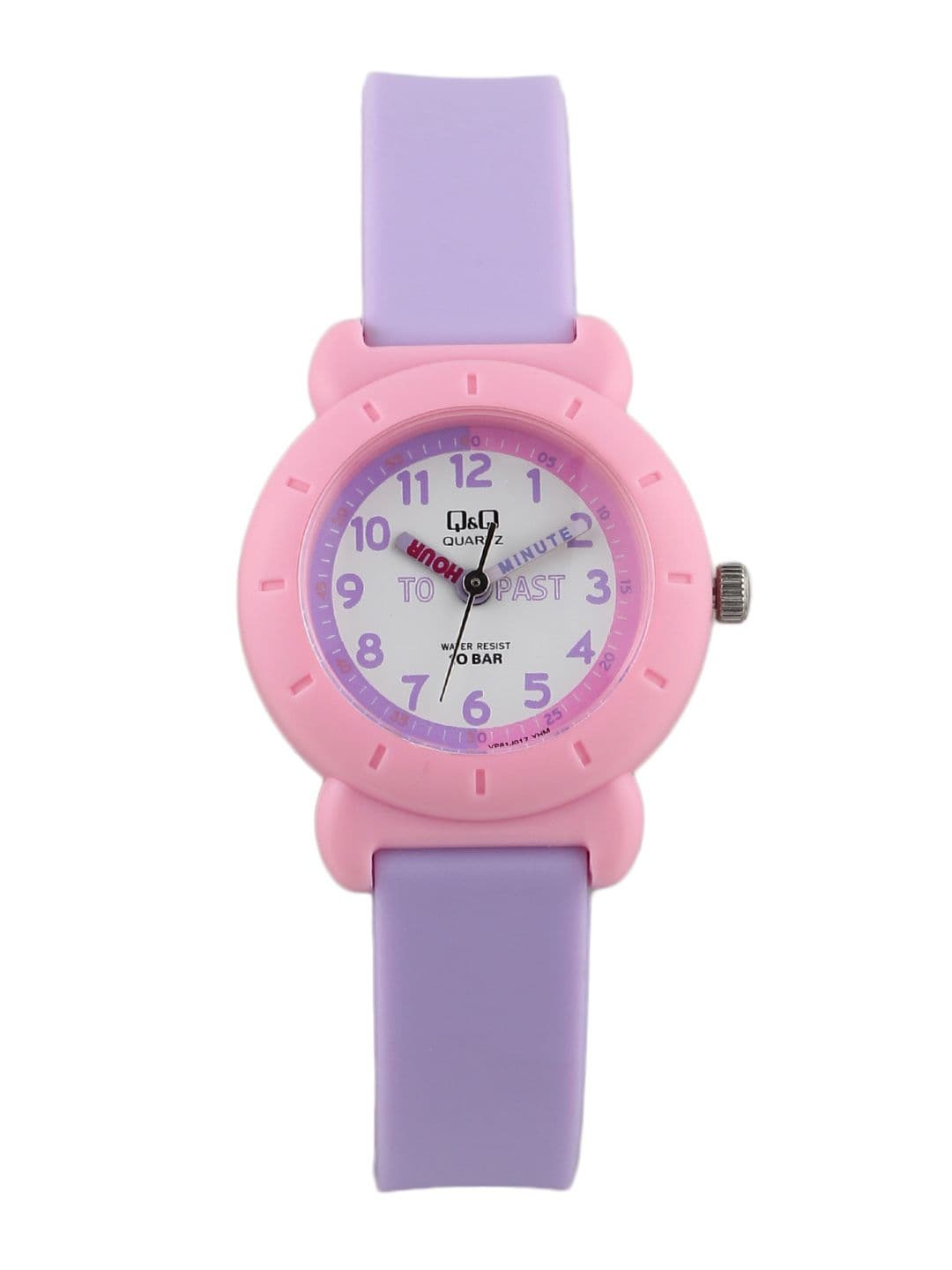 Q&Q Kids Girls White Dial Watch