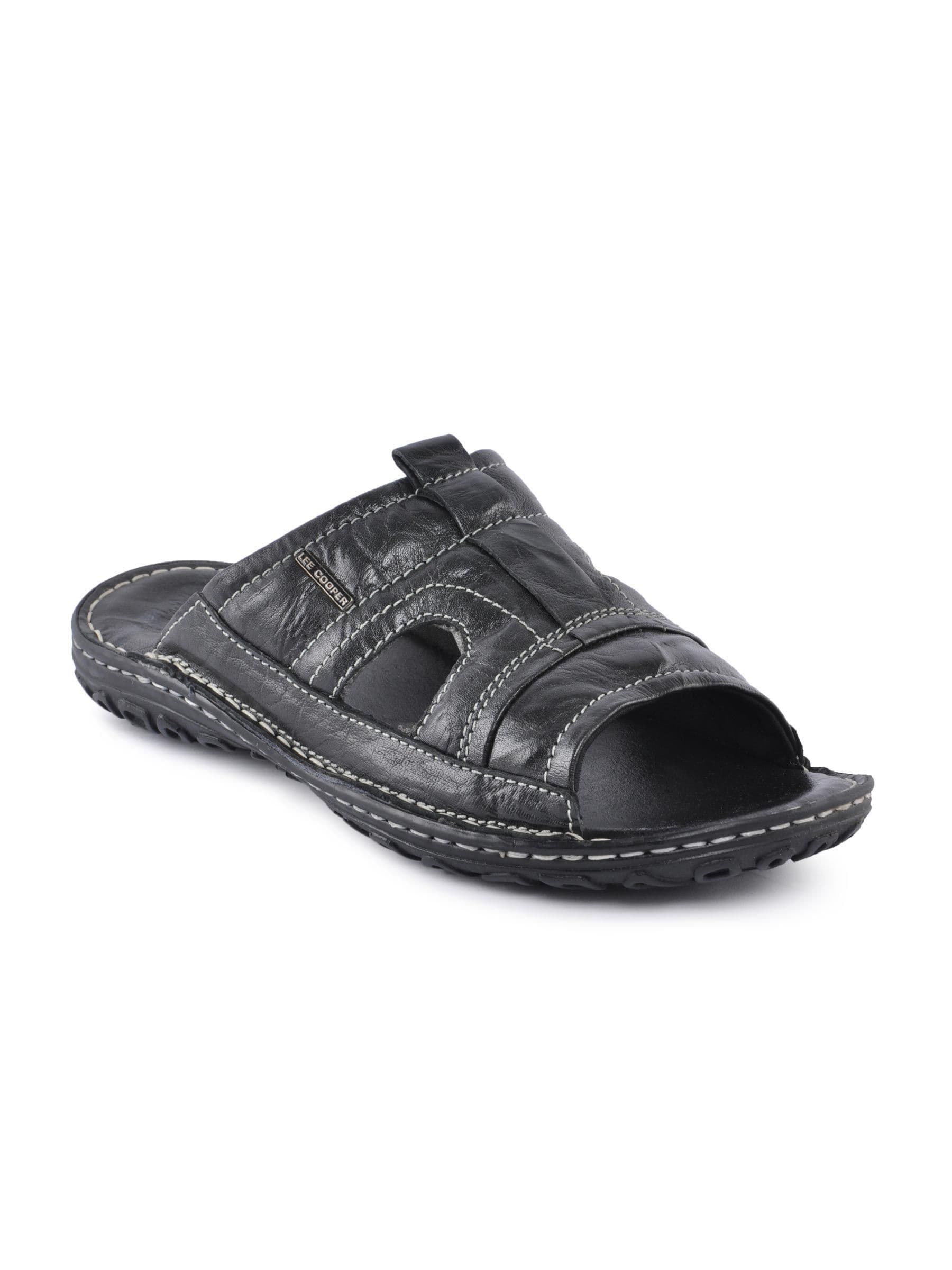 Lee Cooper Men Classic Black Sandals