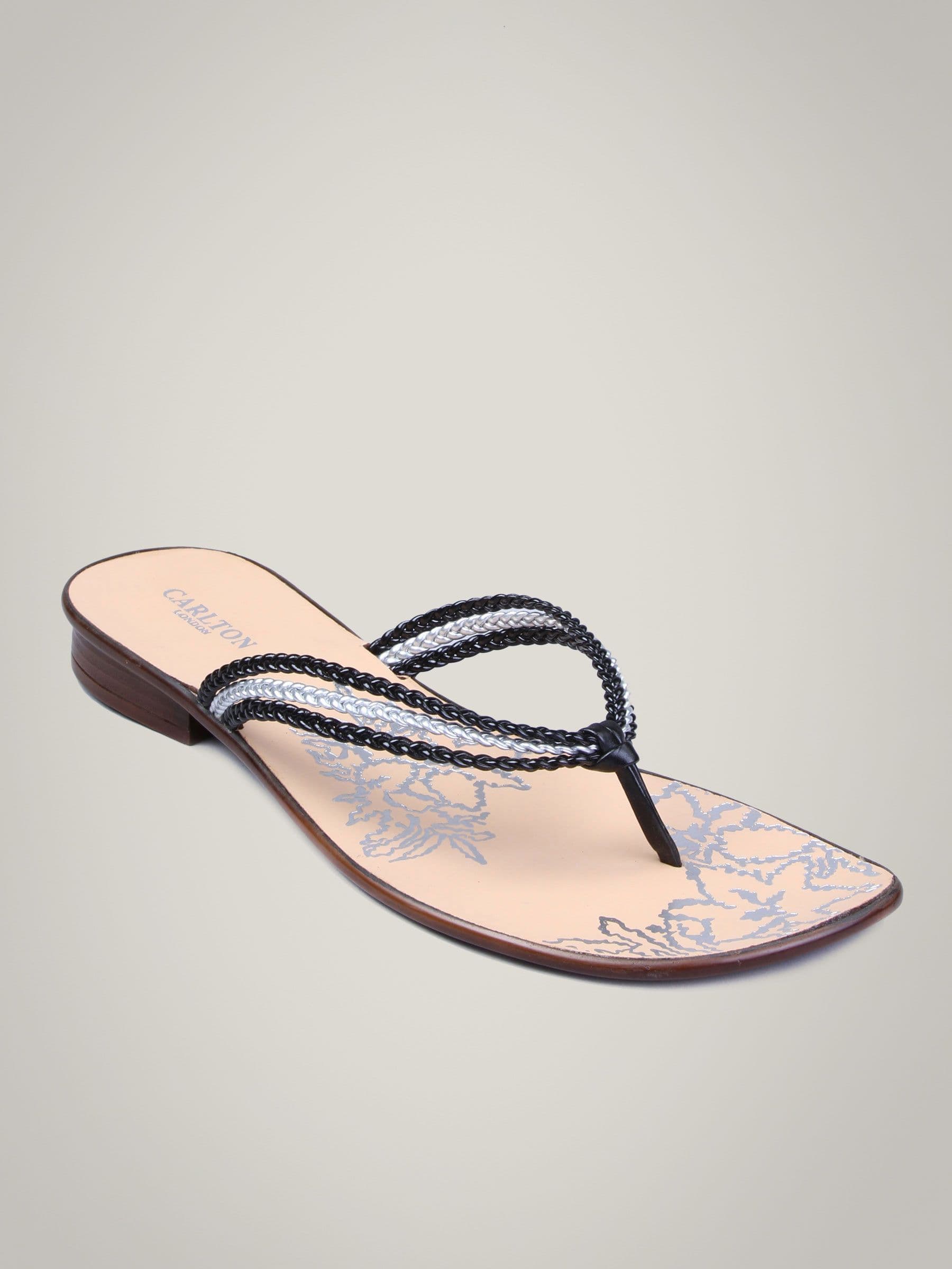 Carlton London Women Contemporary Black Flats