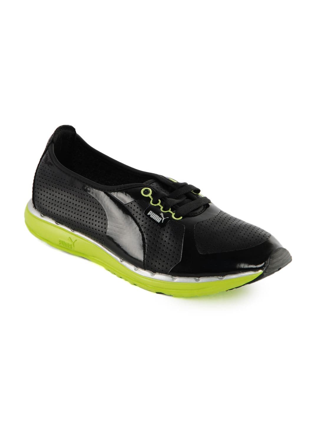 Puma Women Black & Green Shoes