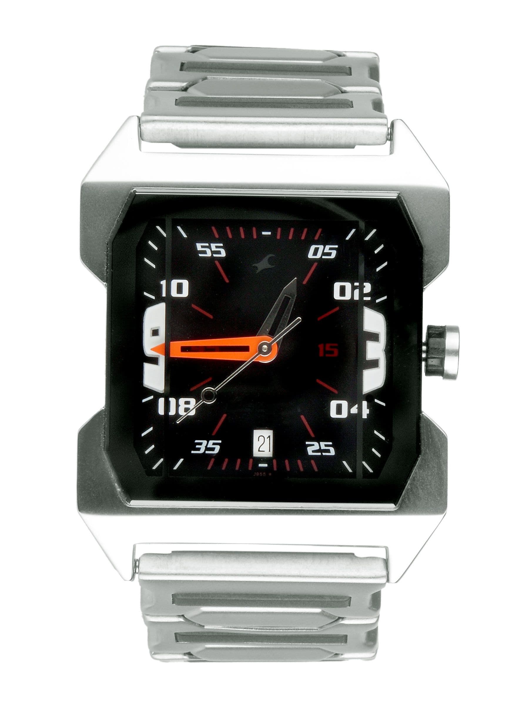 Fastrack Men Black Dial Watch NA1474SM02
