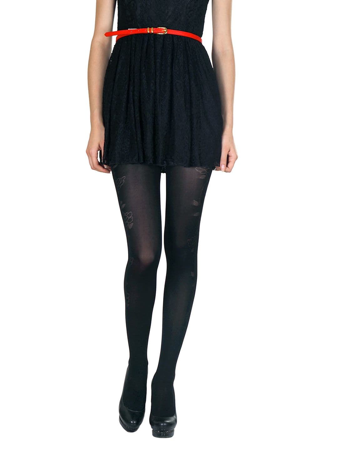 Femella Women Black Stockings