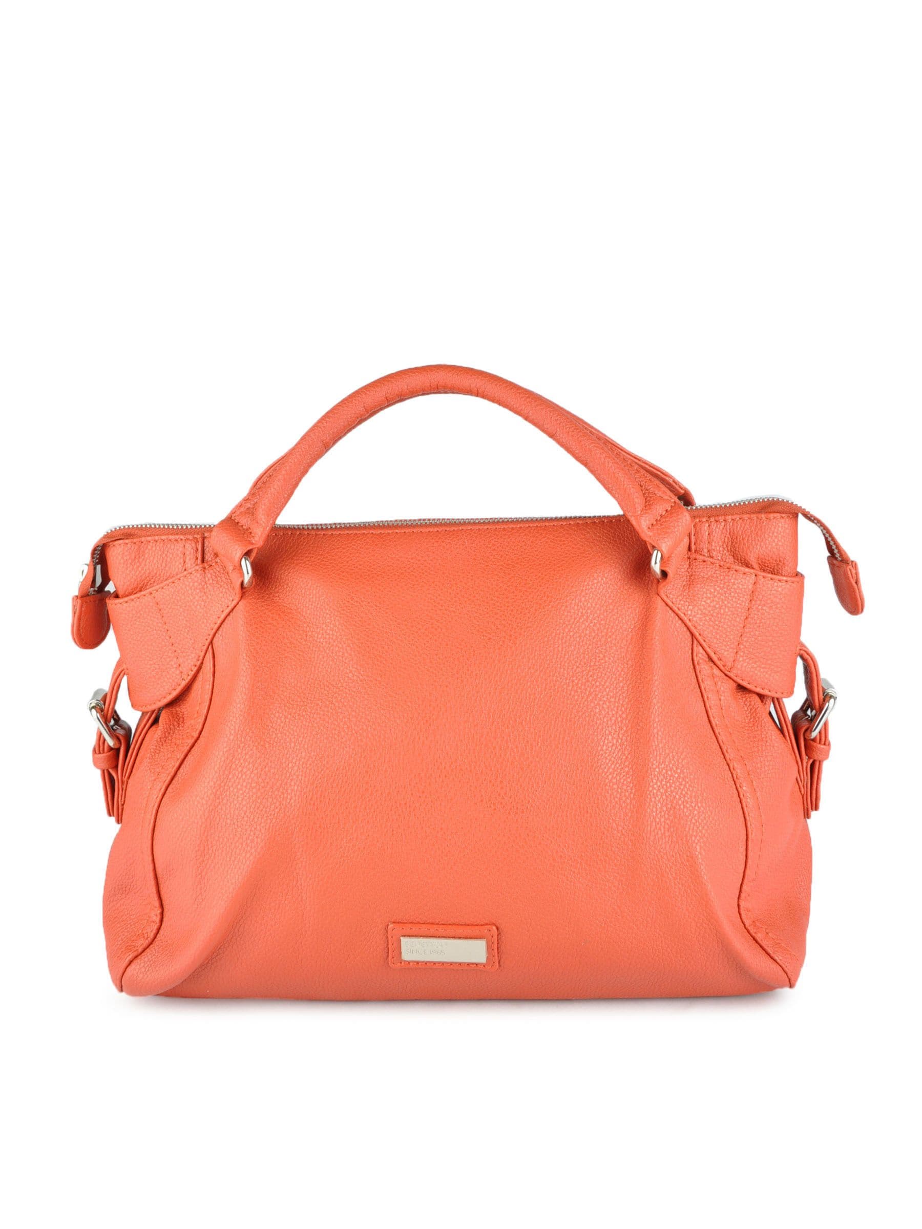 United Colors of Benetton Women Solid Red Handbags