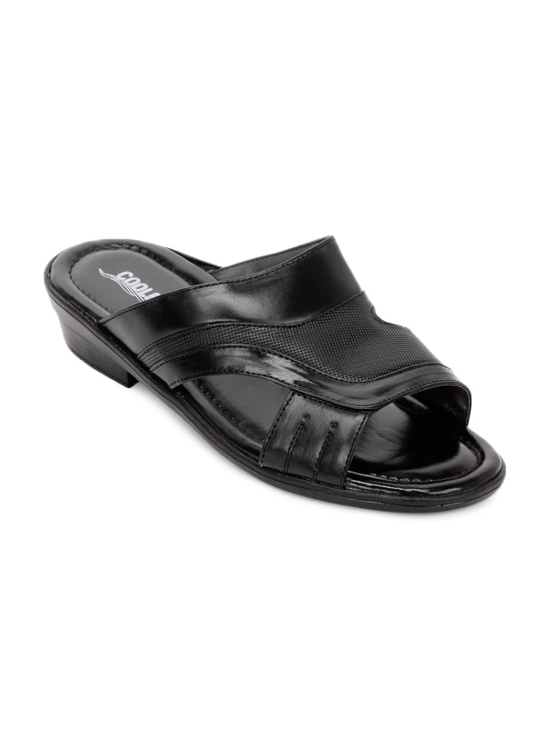 Coolers Men Black Sandals