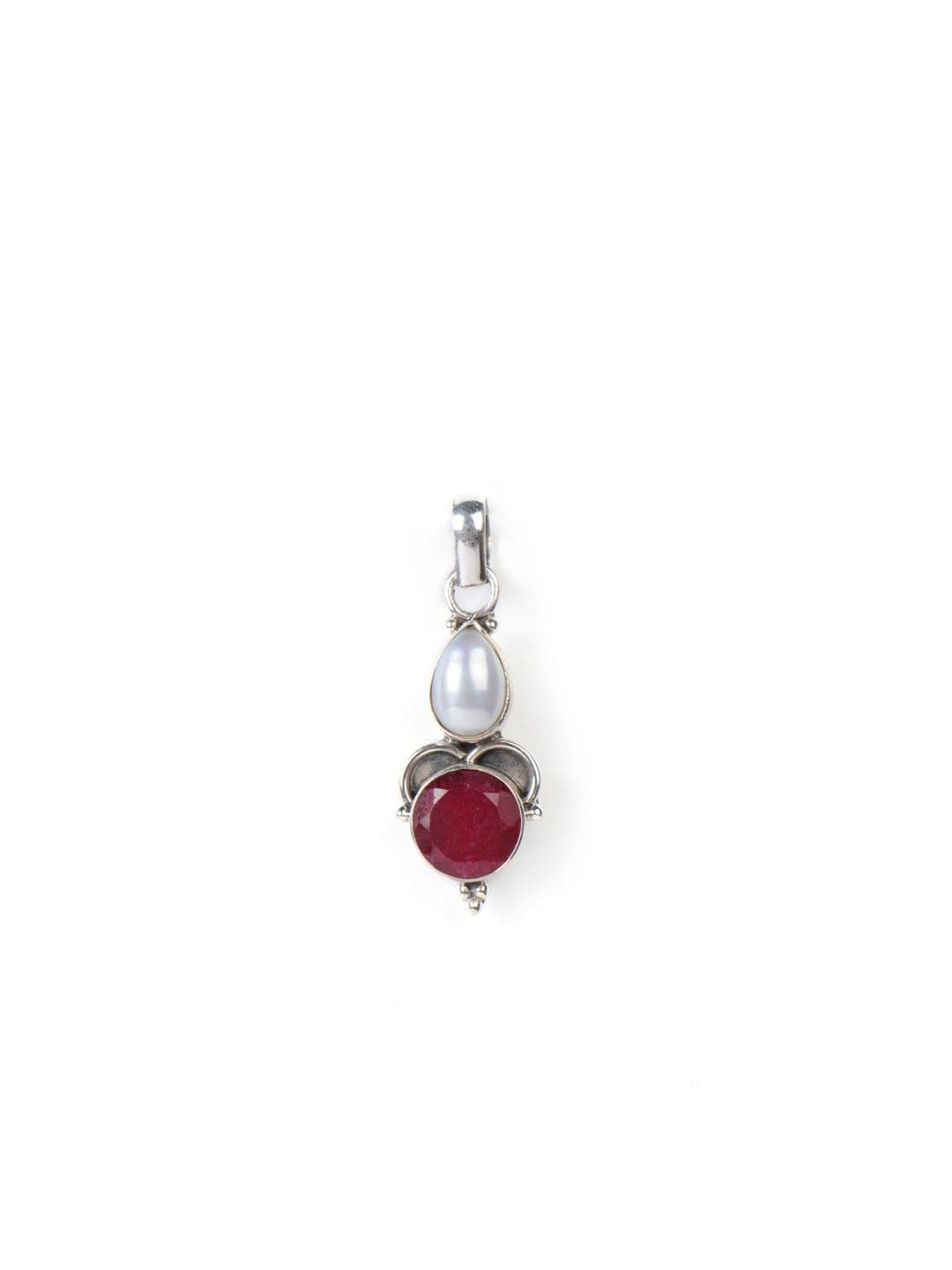 Fabindia Women Anusuya Silver Pendant