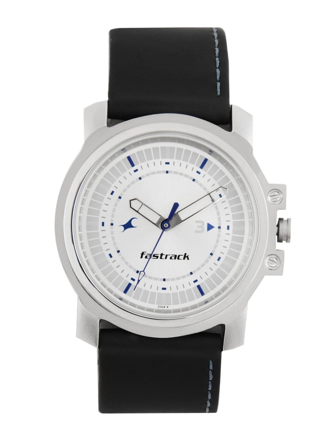 Fastrack Men Sliver-Toned Dial Watch NA3039sl01