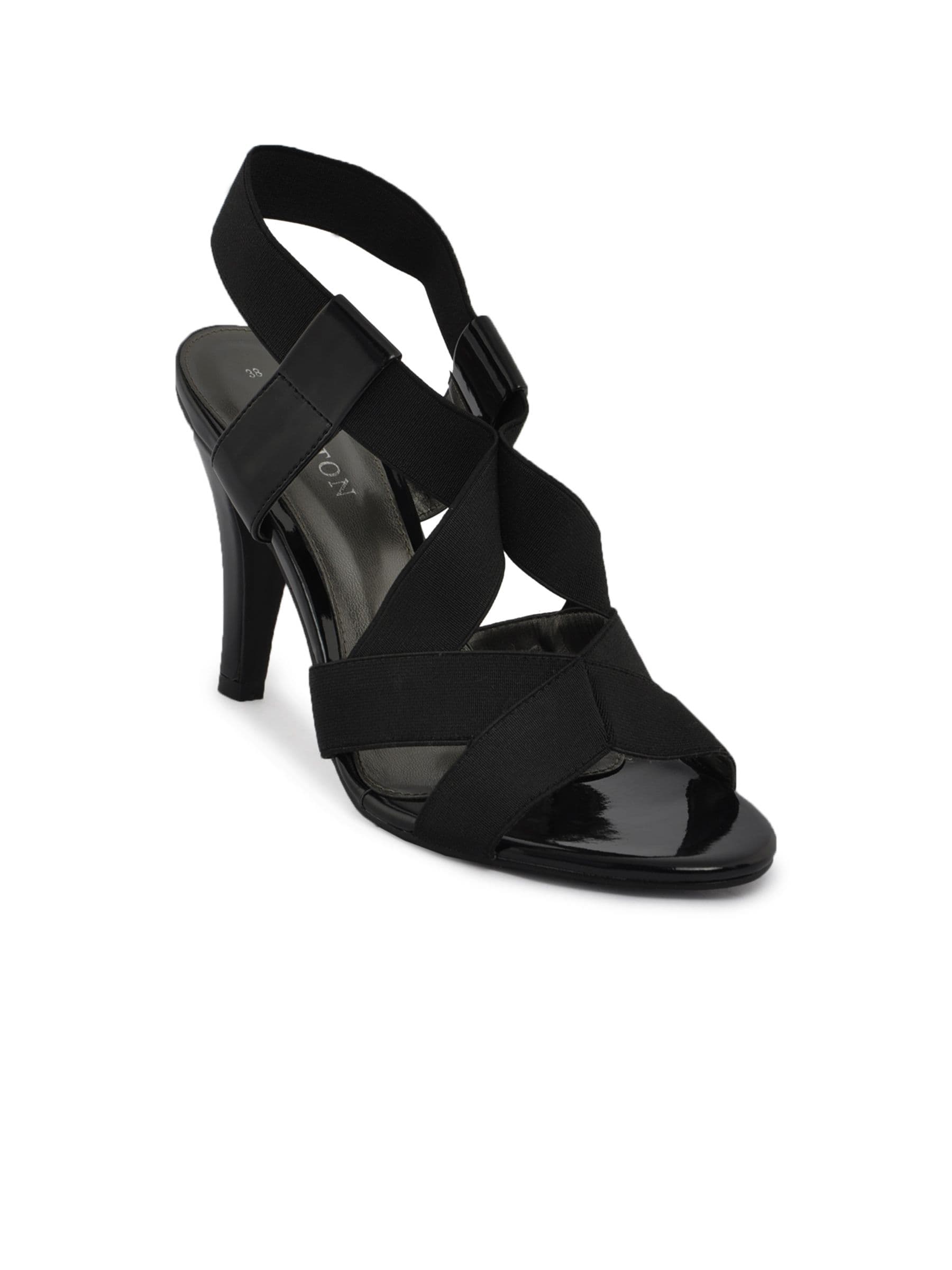 Carlton London Women Classy Black Sandals