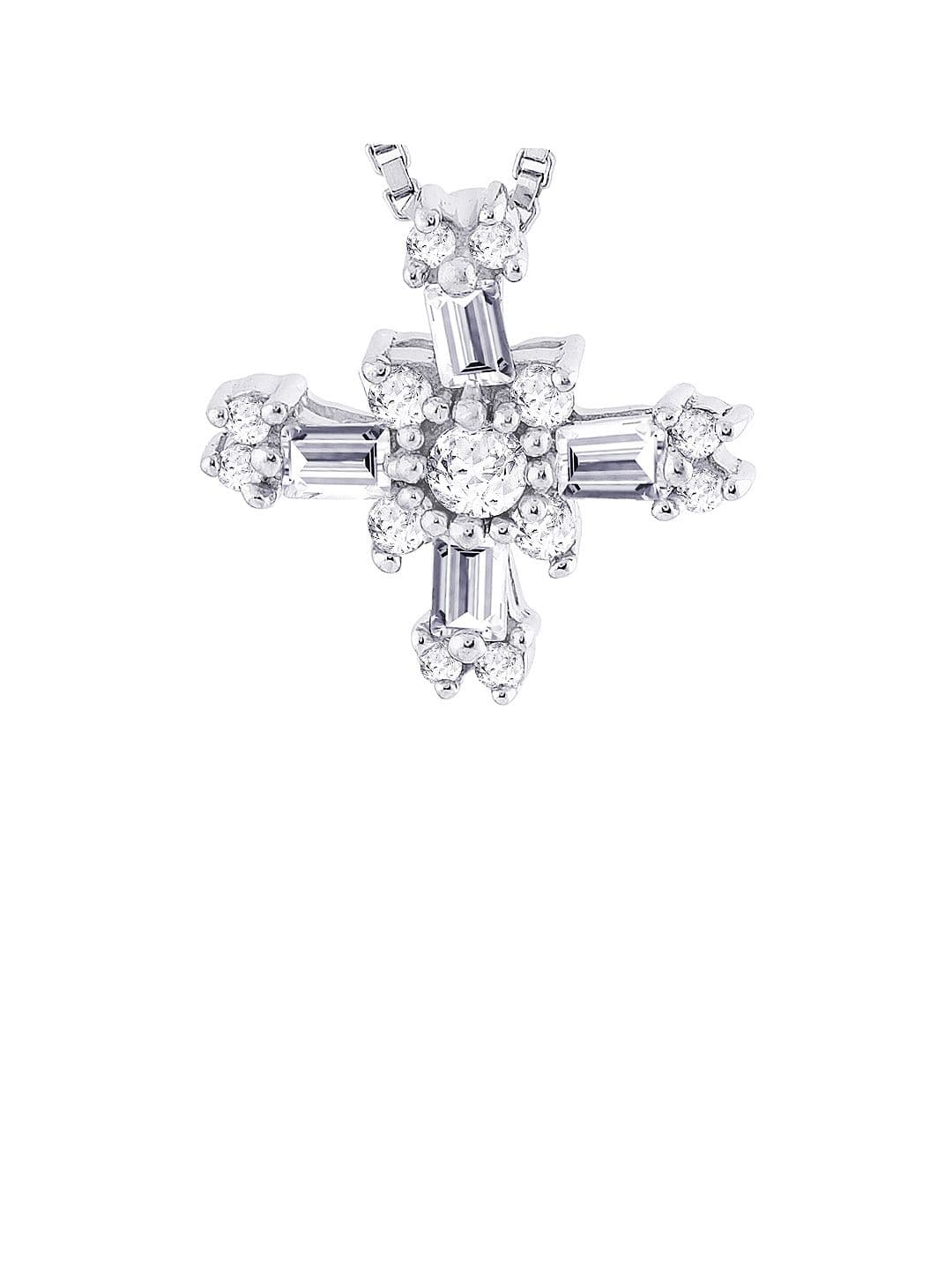 Lucera Women Silver Pendant with Chain
