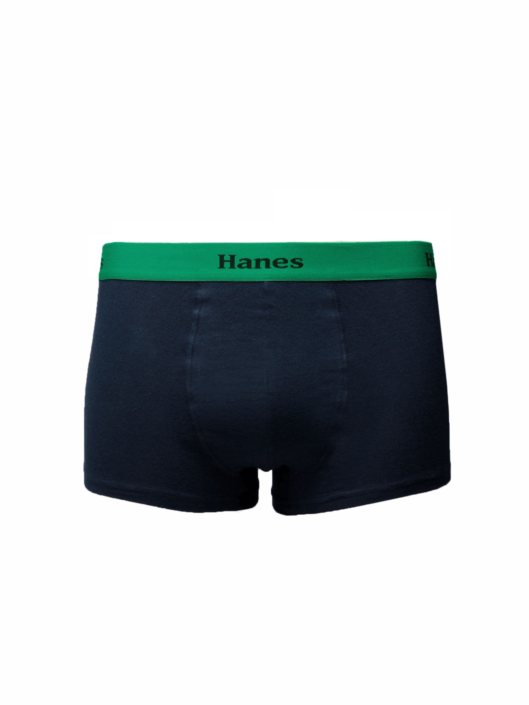 Hanes Men Blue Modern Duo Dry Cotton Stretch Trunks