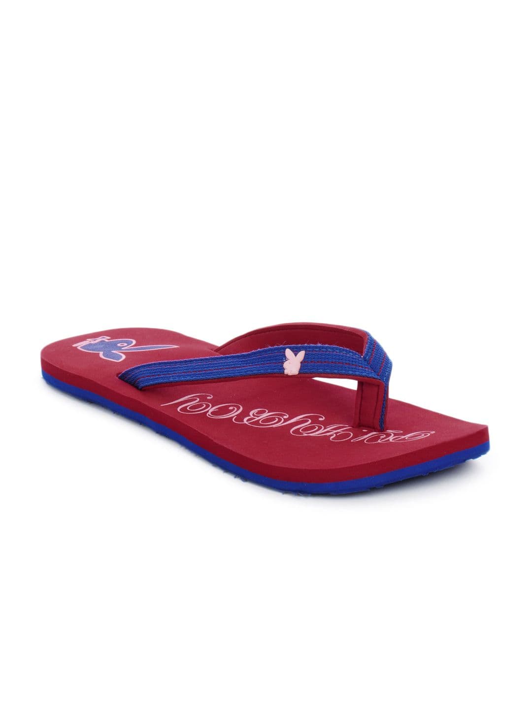 Playboy Men Red Casual Flip Flops