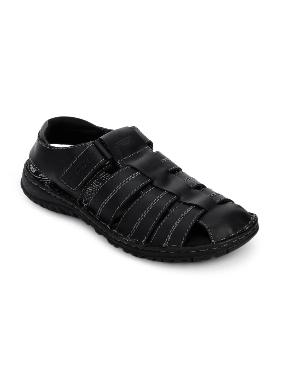 Red Tape Men Casual Black Sandals