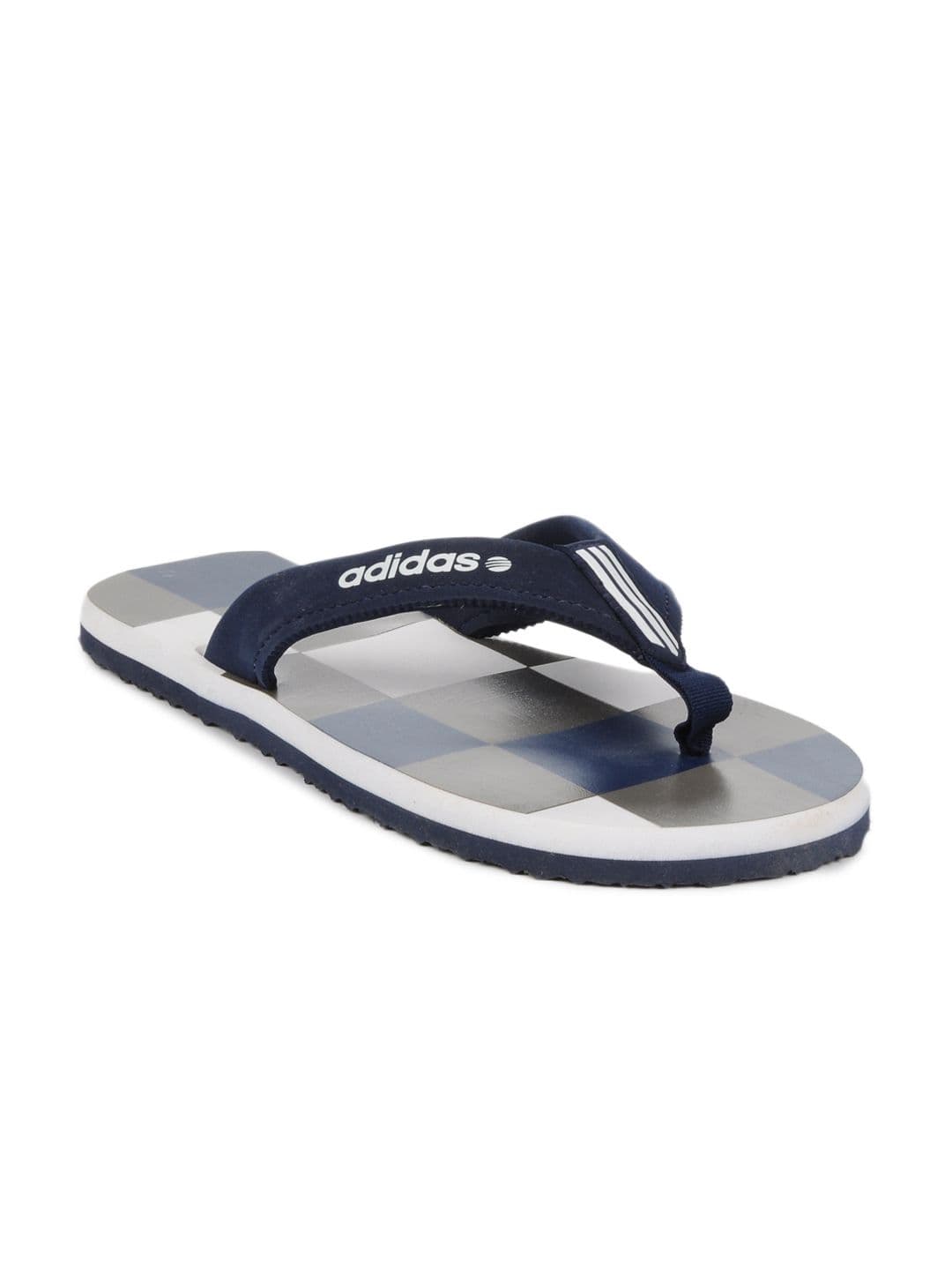 ADIDAS Men White Check Mens Flip Flops