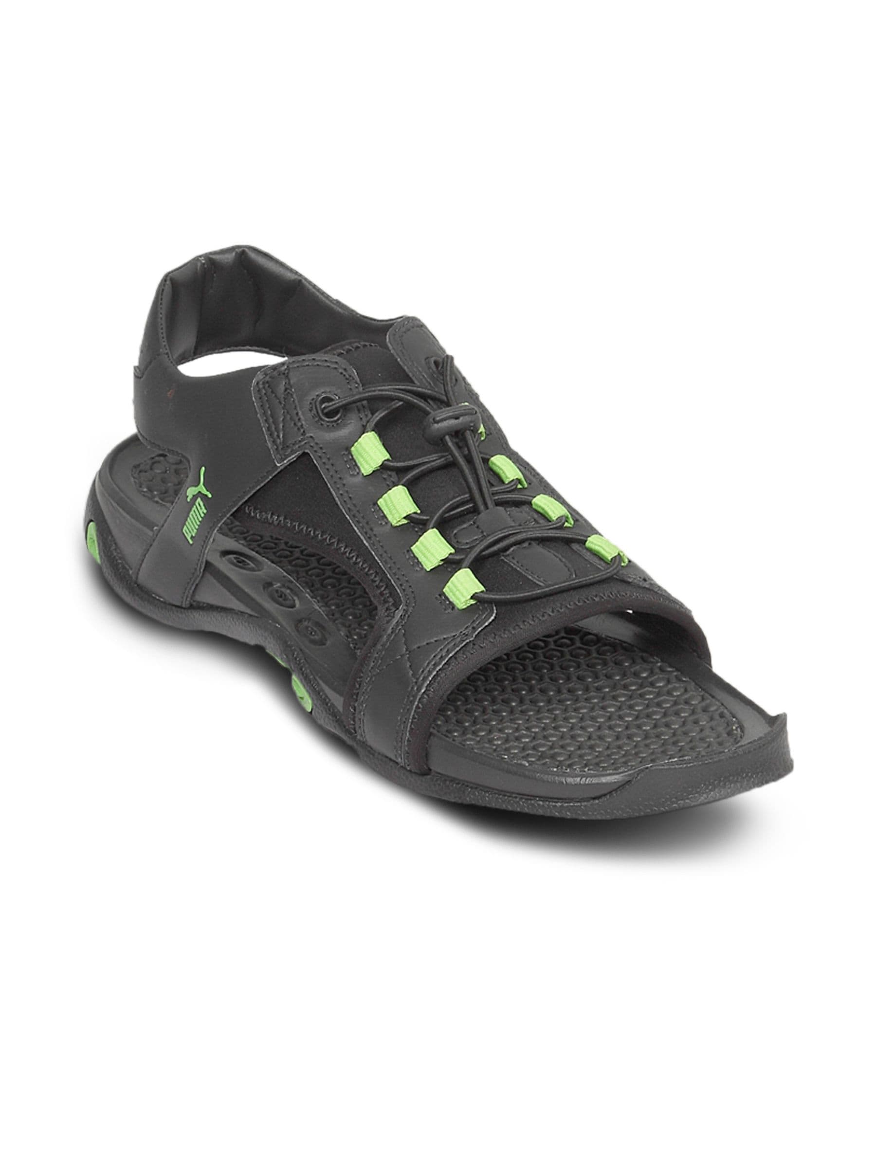 Puma Unisex Winch Black Green Floater