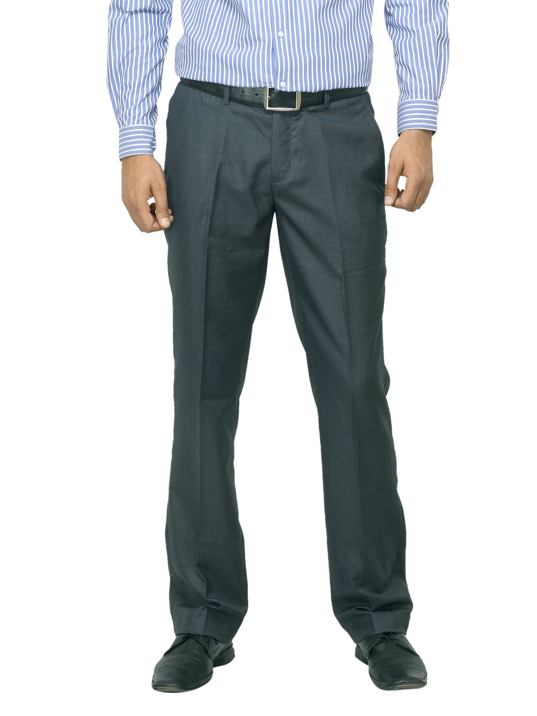 Genesis Men Grey Trousers