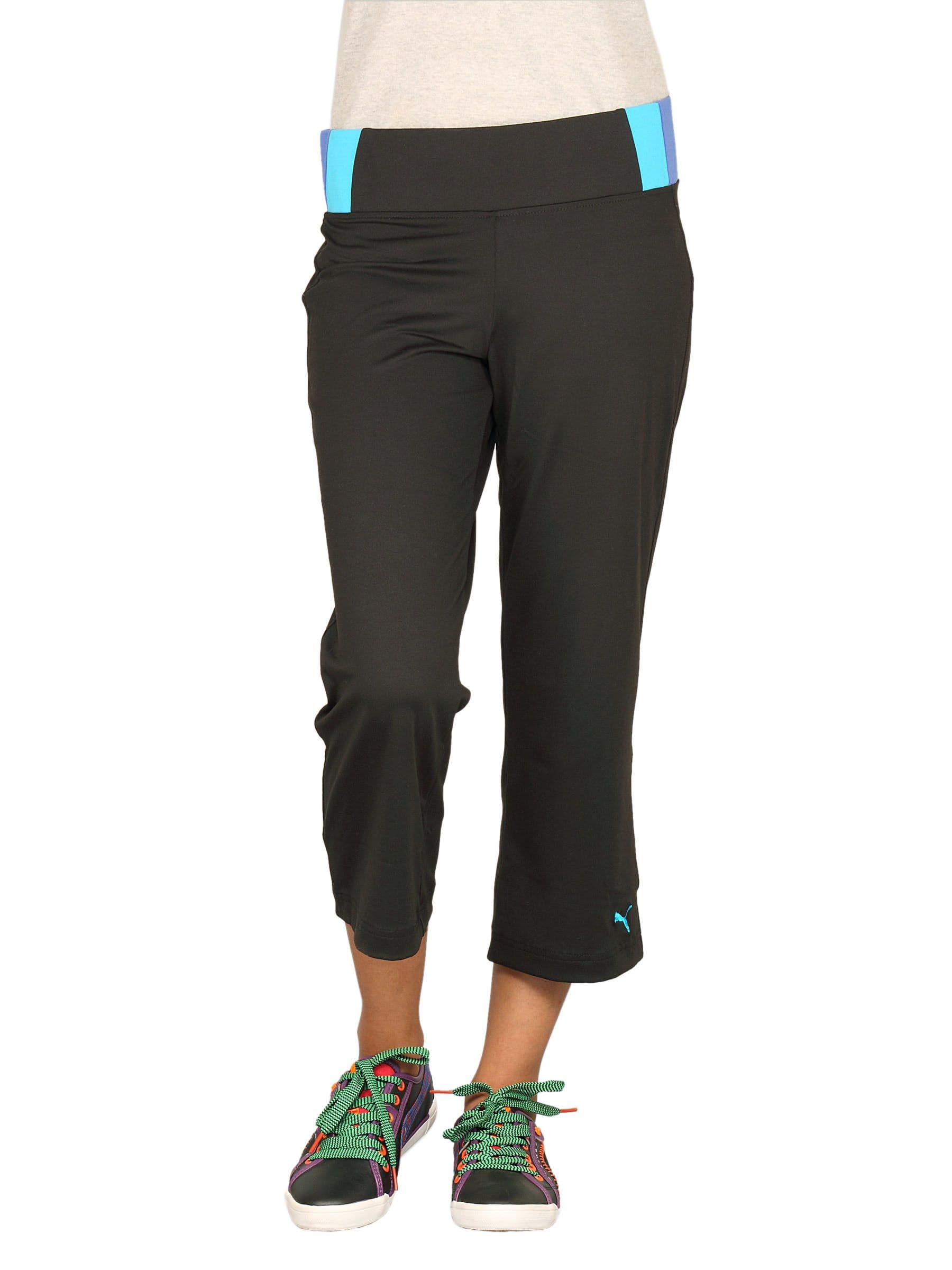 Puma Women Black Capris