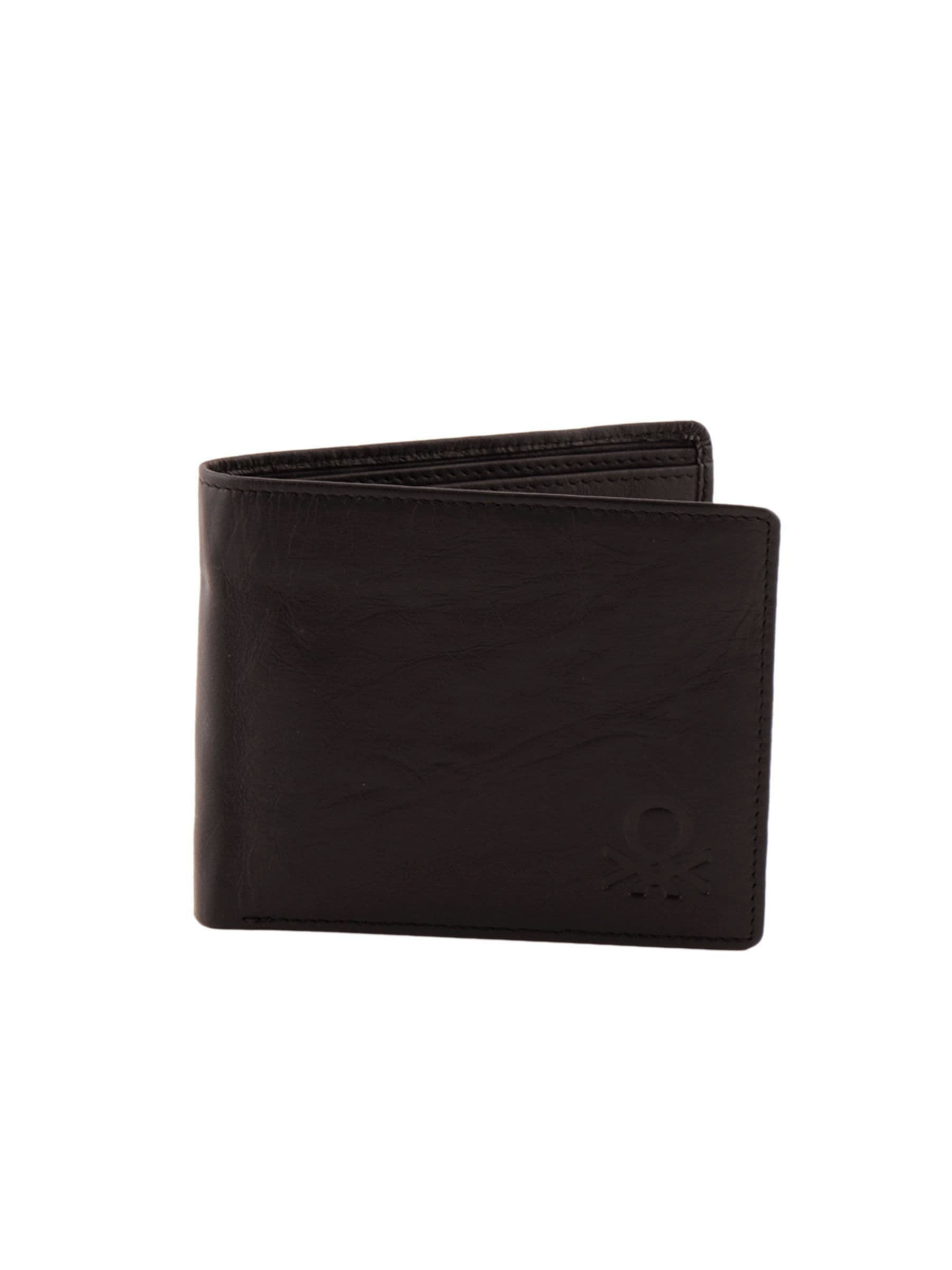 United Colors of Benetton Men Solid Black Wallets